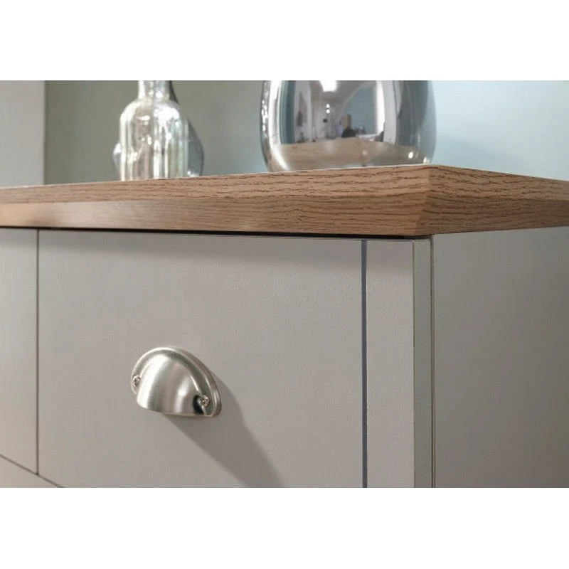 Kendal Chest of Drawers Grey 5 Drawers - Image 5