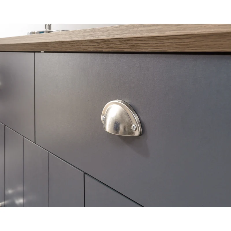 Kendal Large Sideboard Blue 3 Doors 2 Shelves 2 Drawers - Image 8
