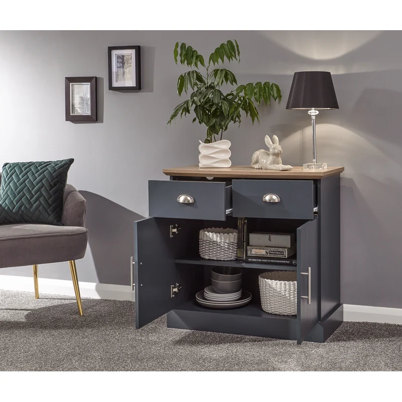 Kendal Sideboard Blue 2 Doors 1 Shelf 2 Drawers - Image 2