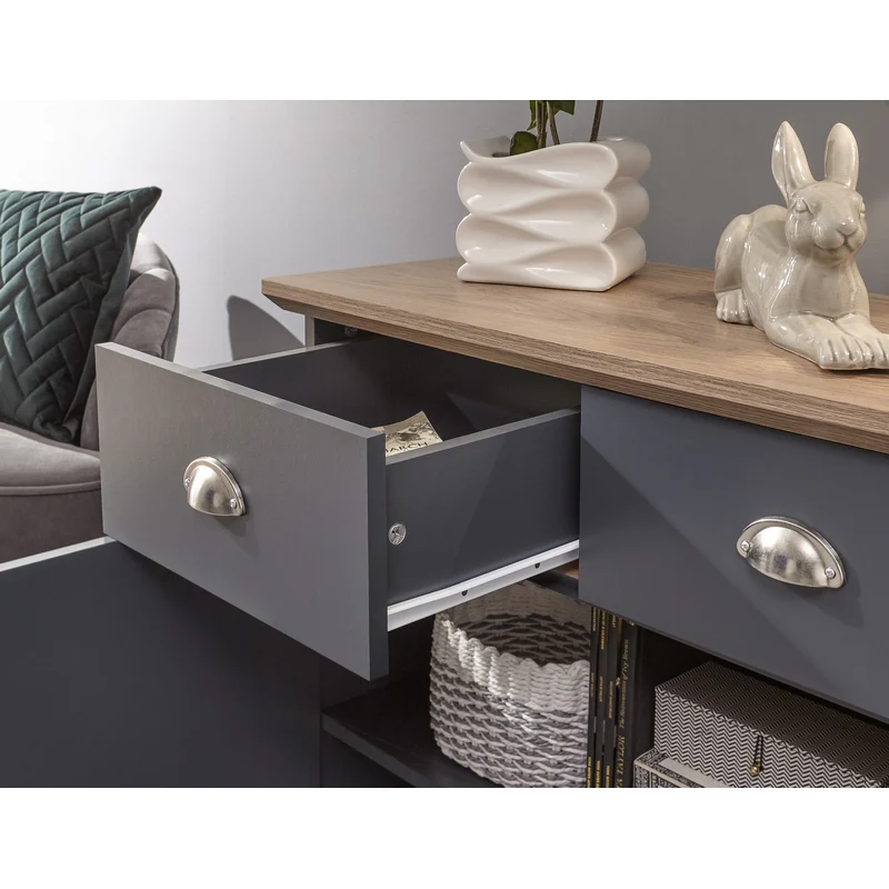 Kendal Sideboard Blue 2 Doors 1 Shelf 2 Drawers - Image 8
