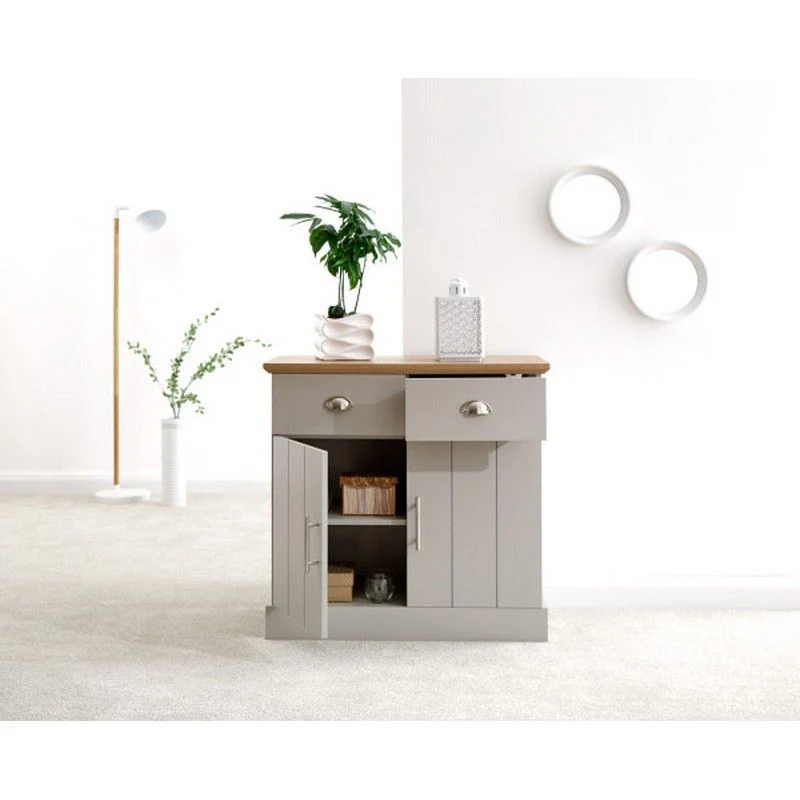 Kendal Sideboard Grey 2 Doors 4 Shelves 2 Drawers - Image 2