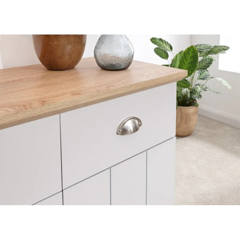 Kendal Sideboard Grey 2 Doors 4 Shelves 2 Drawers - Image 6