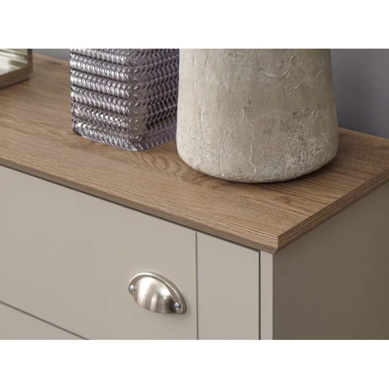 Kendal Tall Shoe Storage Grey 2 Doors 2 Shelves 1 Drawer - Image 9