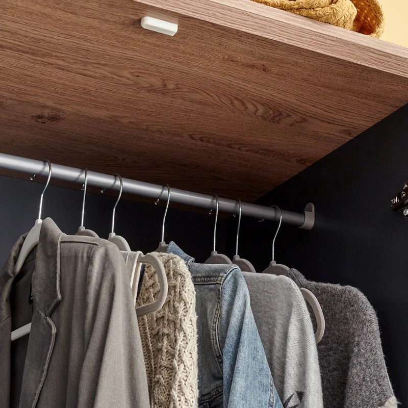 Kendal Tall Wardrobe Blue 2 Doors 1 Drawer - Image 3