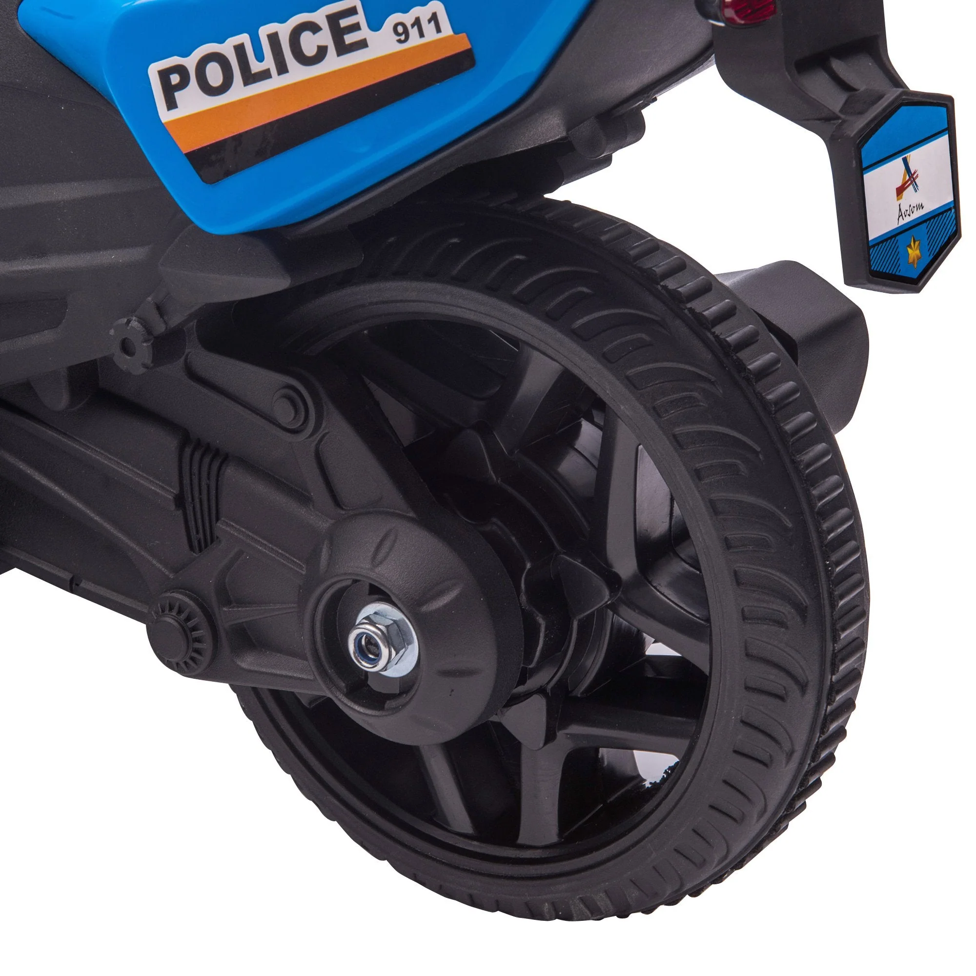 Kids 6V Electric Pedal Motorcycle Ride-On Toy Battery 18-48 months Blue - Image 9