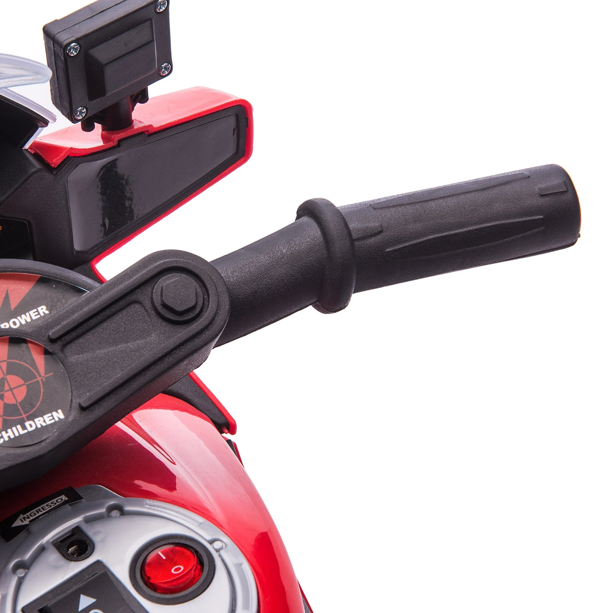 Kids 6V Electric Pedal Motorcycle Ride-On Toy Battery 18-48 months Red - Image 9