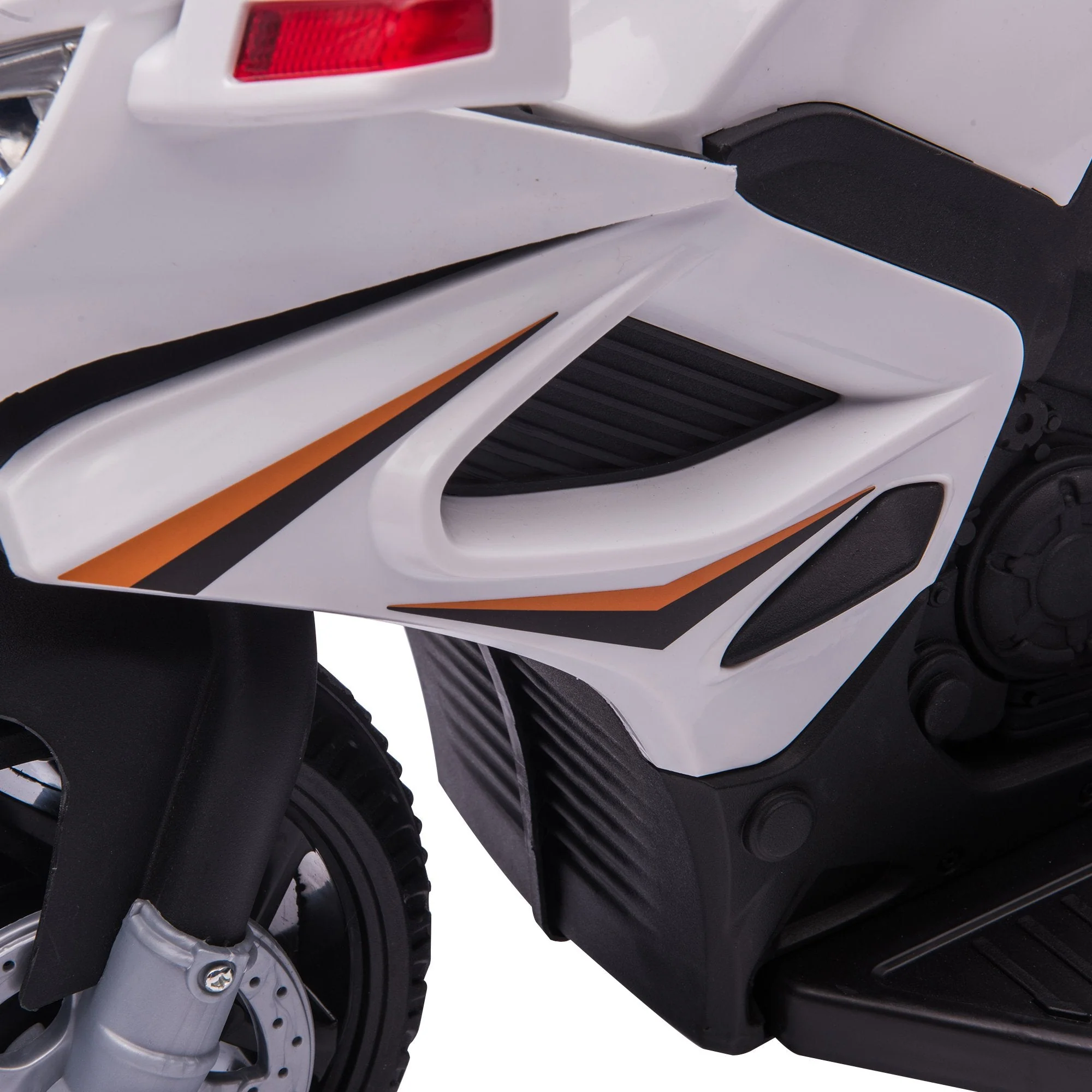 Kids 6V Electric Pedal Motorcycle Ride-On Toy Battery 18-48 months White - Image 9