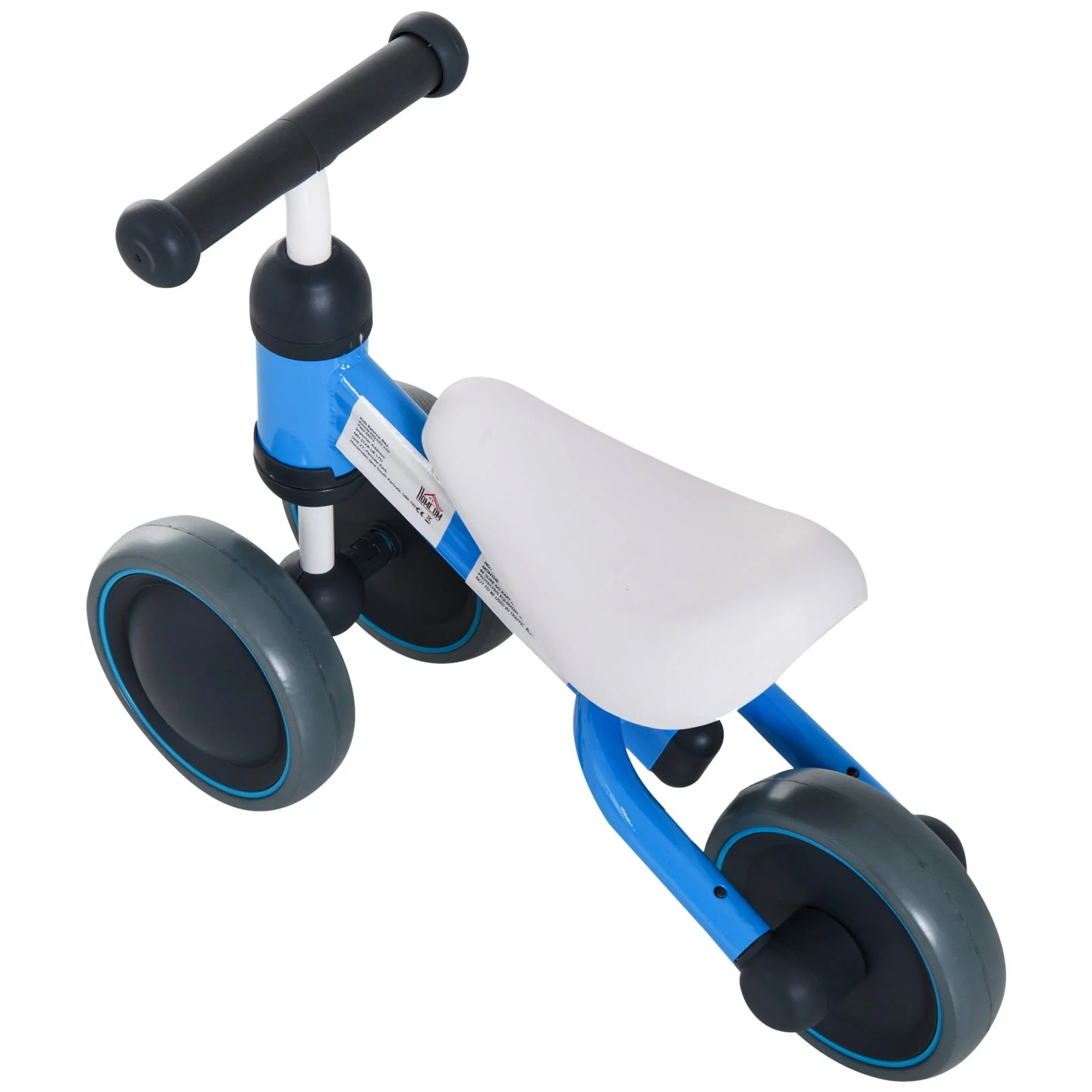 Kids Balance Bike Toddler Plastic No-Pedal Walking Blue - Image 6