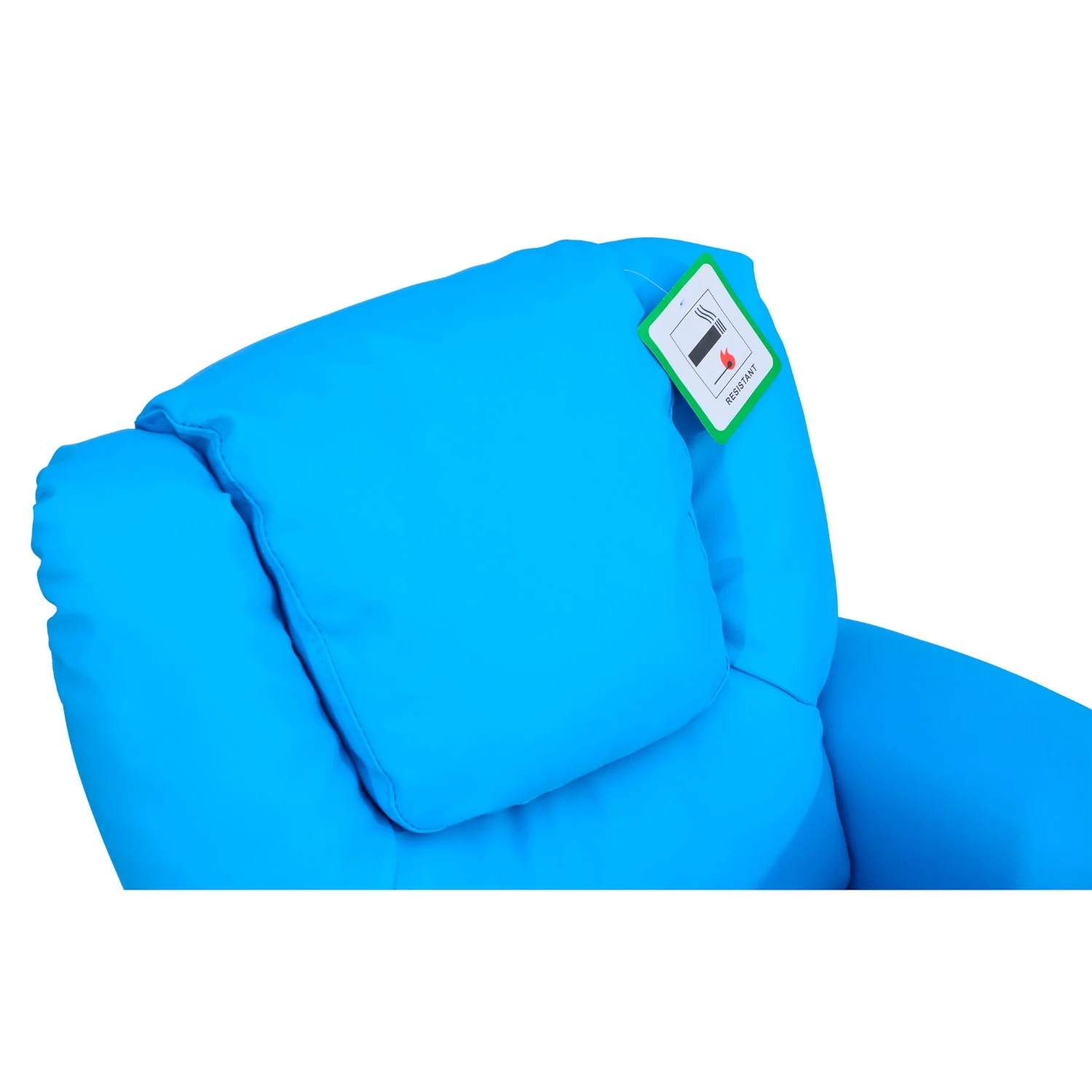 Kids Children Recliner Lounger Armchair Games Chair Sofa Seat PU Leather Look w/ Cup Holder Blue - Image 9