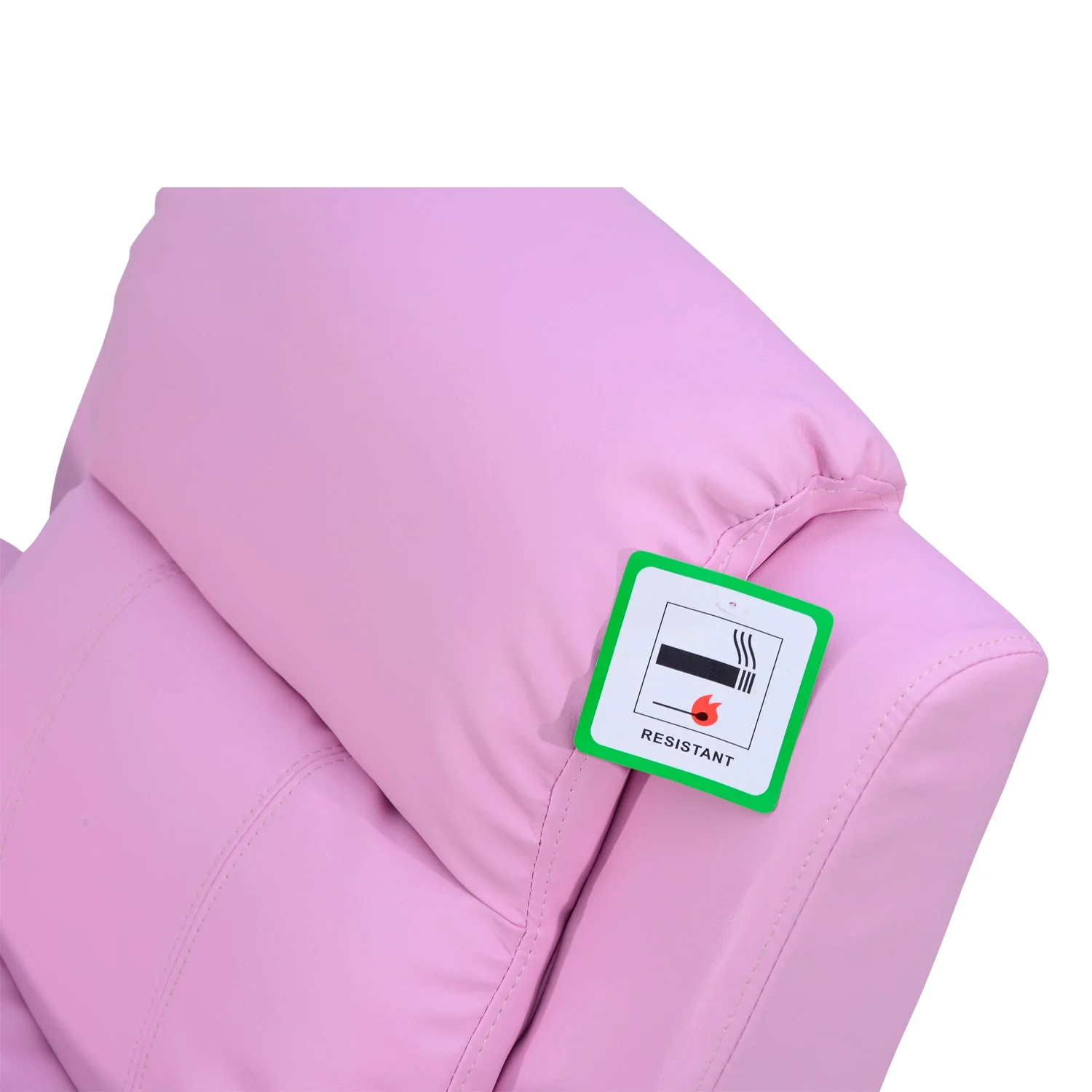 Kids Children Recliner Lounger Armchair Games Chair Sofa Seat PU Leather Look w/ Storage Space on Arms Pink - Image 8