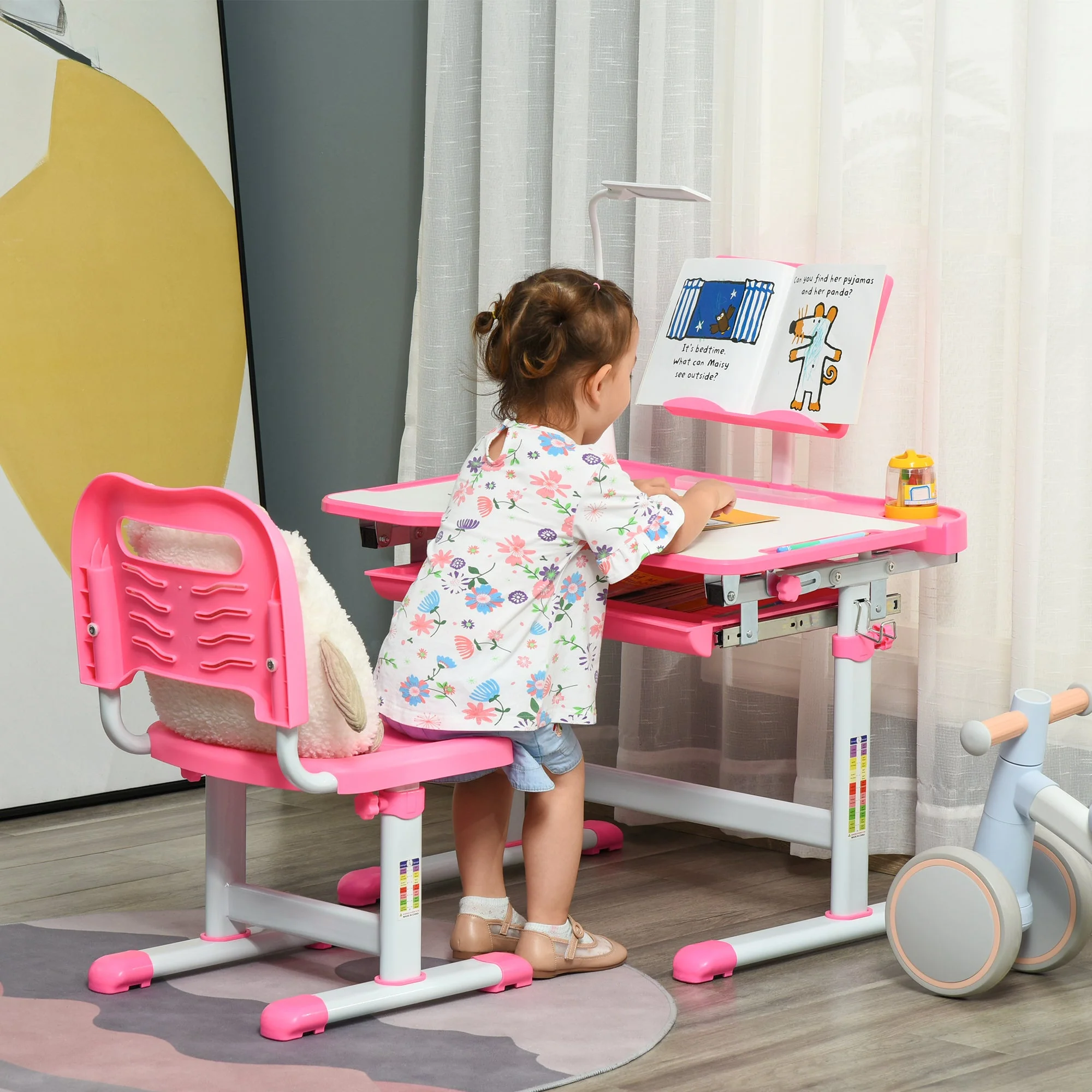 Kids Desk and Chair Set - Image 2
