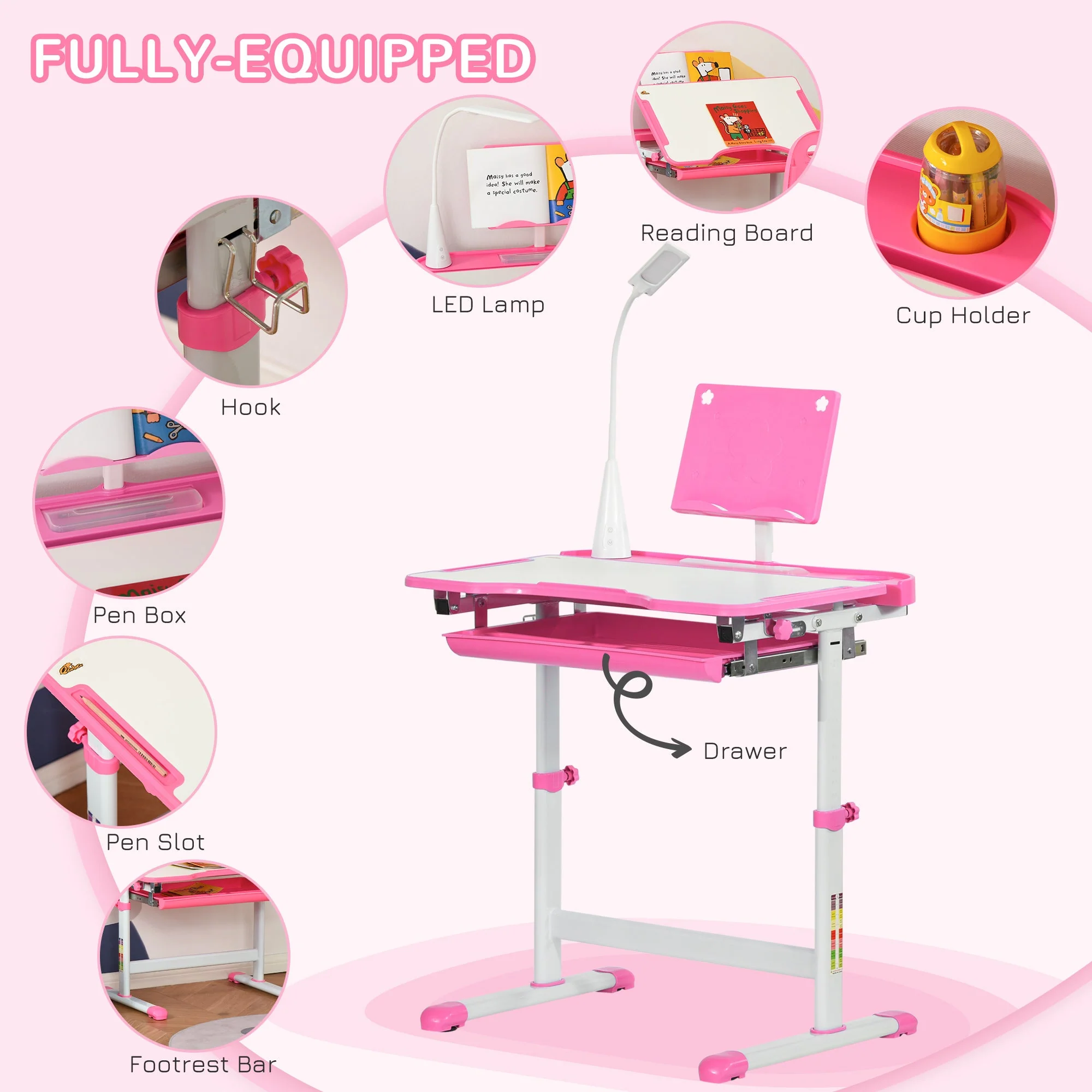 Kids Desk and Chair Set - Image 5