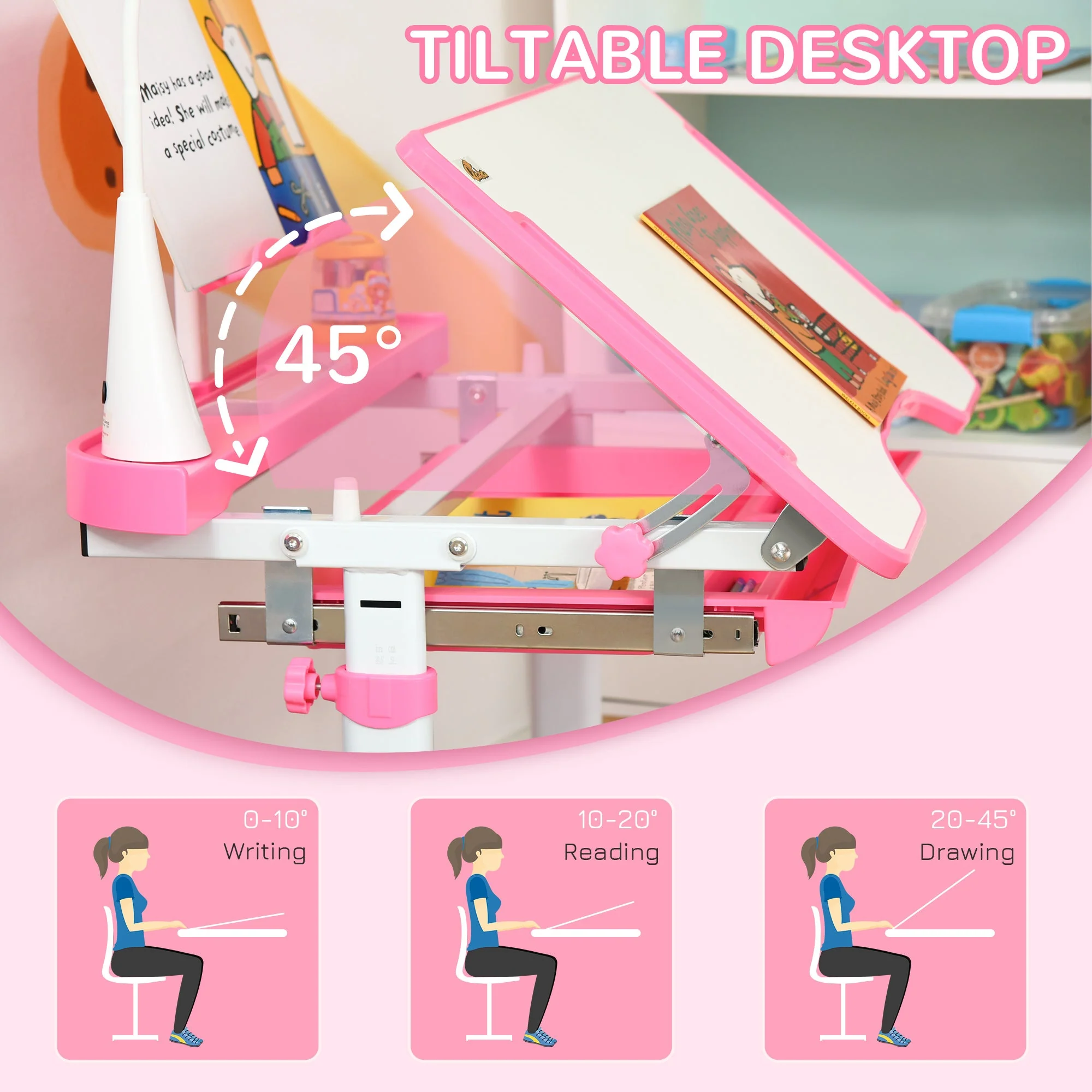Kids Desk and Chair Set - Image 7