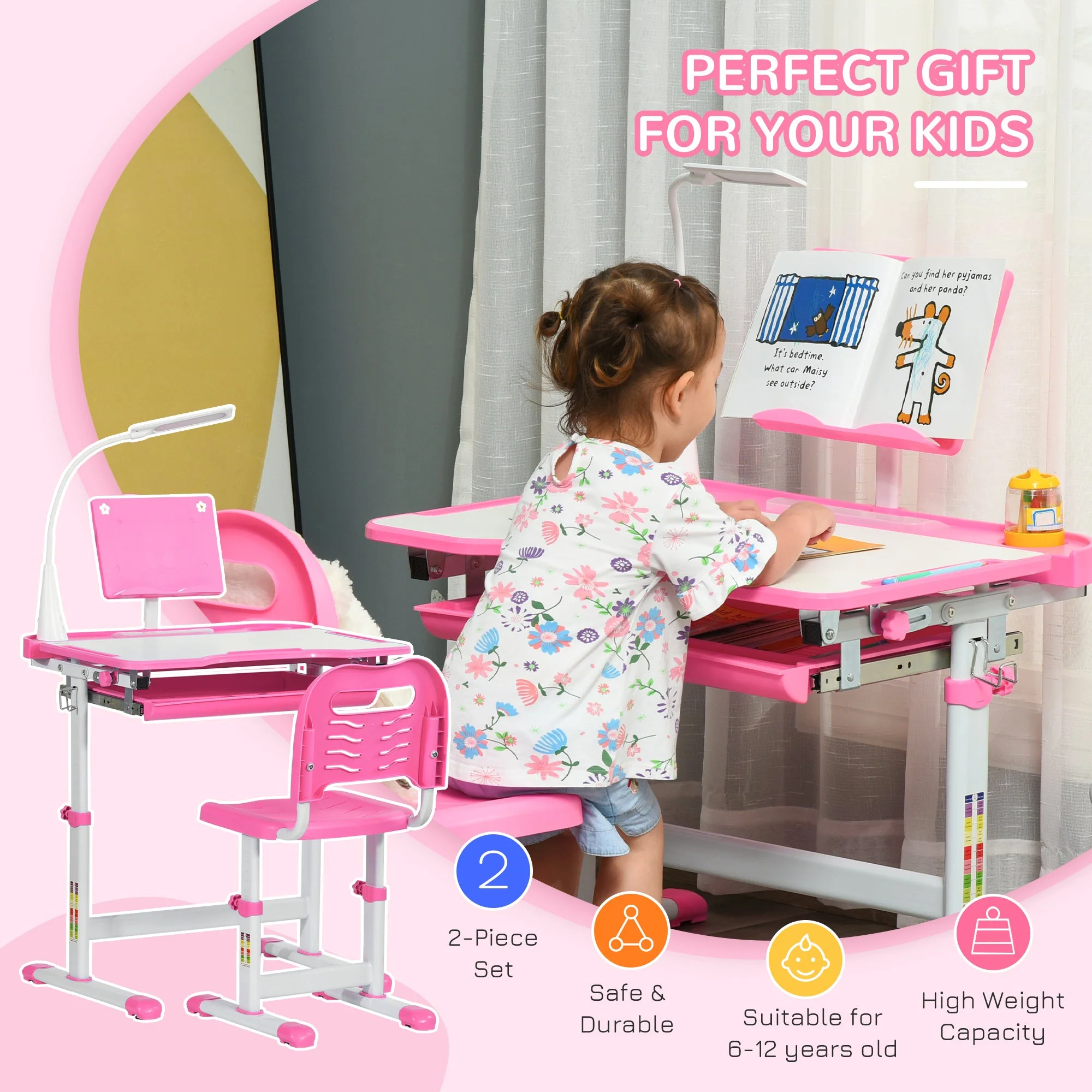 Kids Desk and Chair Set - Image 8