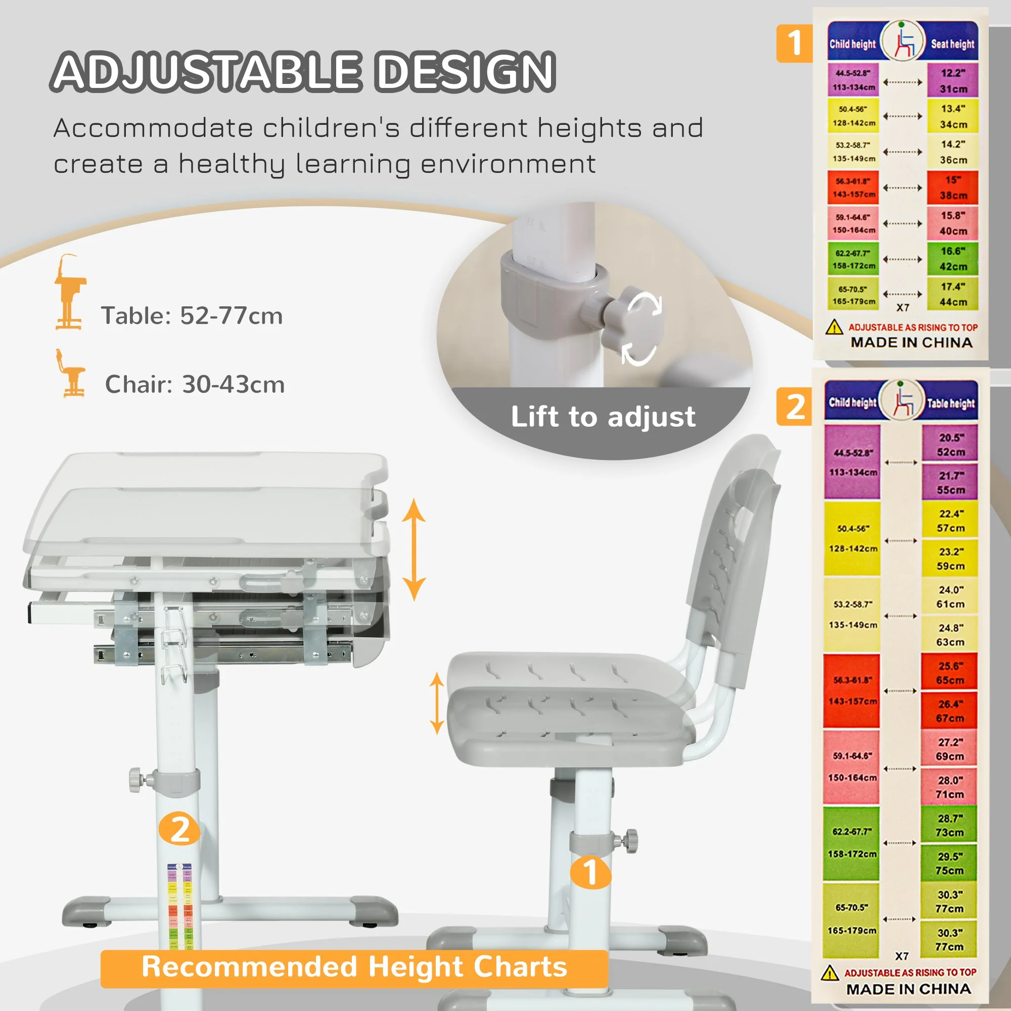 Kids Desk and Chair Set - Image 6