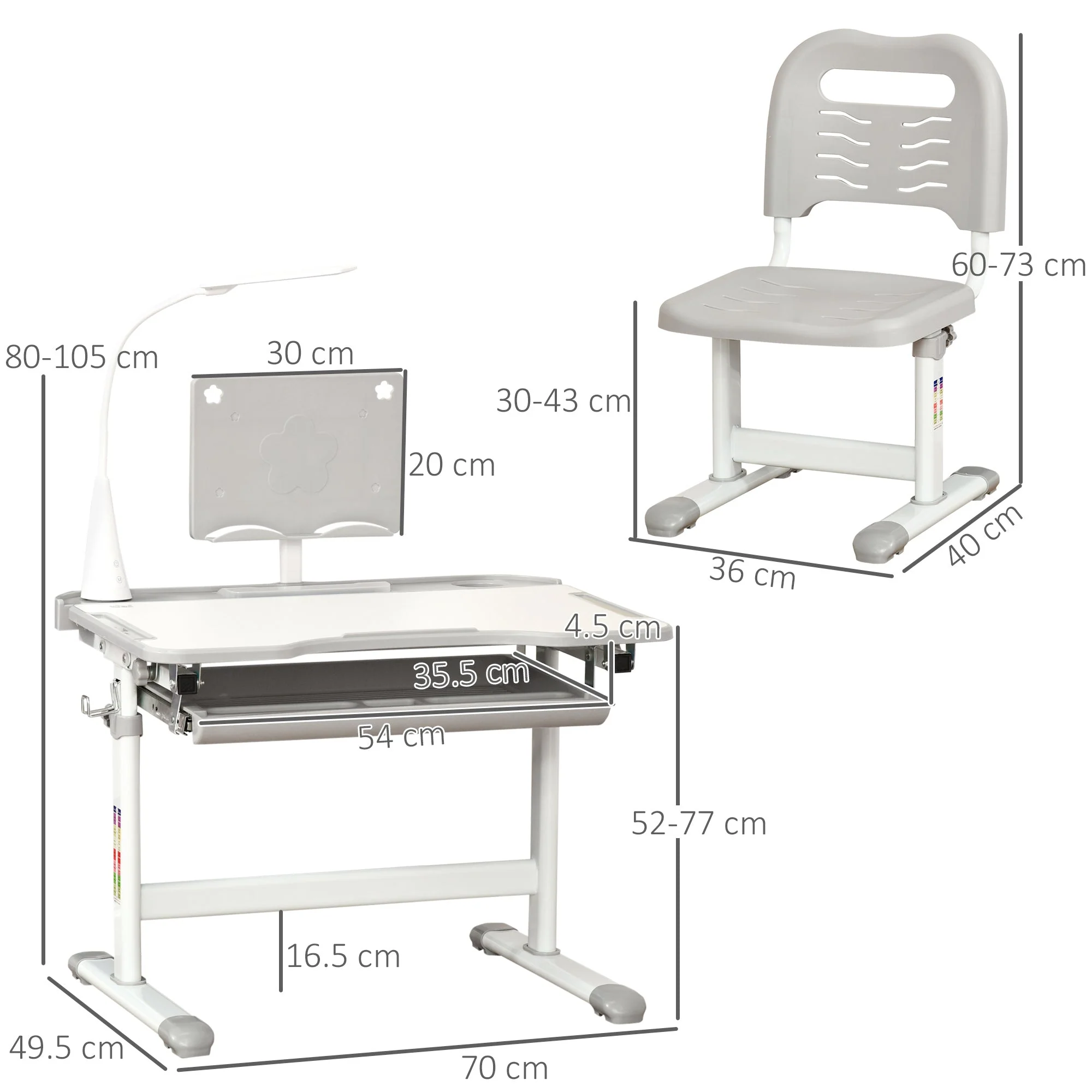 Kids Desk and Chair Set - Image 2
