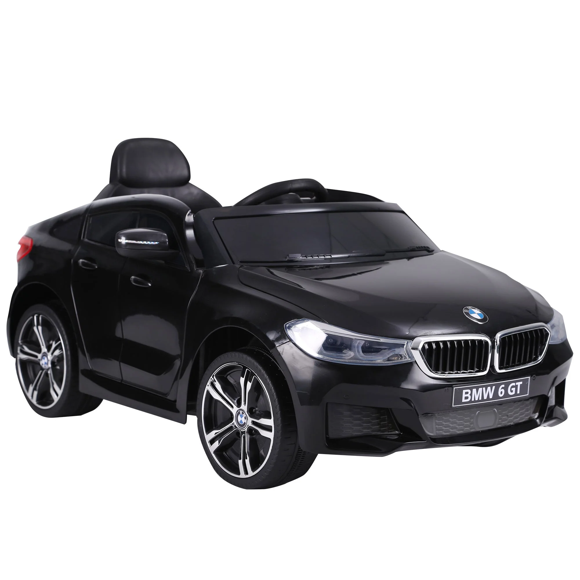 Kids Electric Ride On Car 6V Licensed BMW 6GT W/ Remote-Black - Image 8