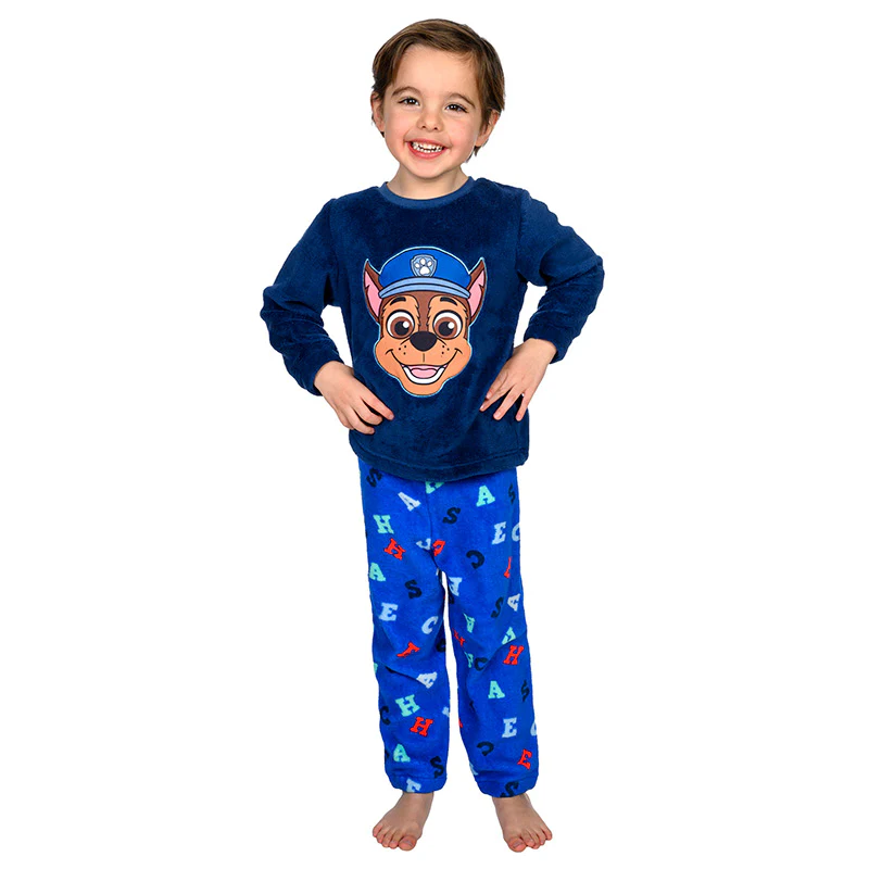 Kids Fleece Twosie Paw Patrol Chase Blue - Age 7-8 - Image 3