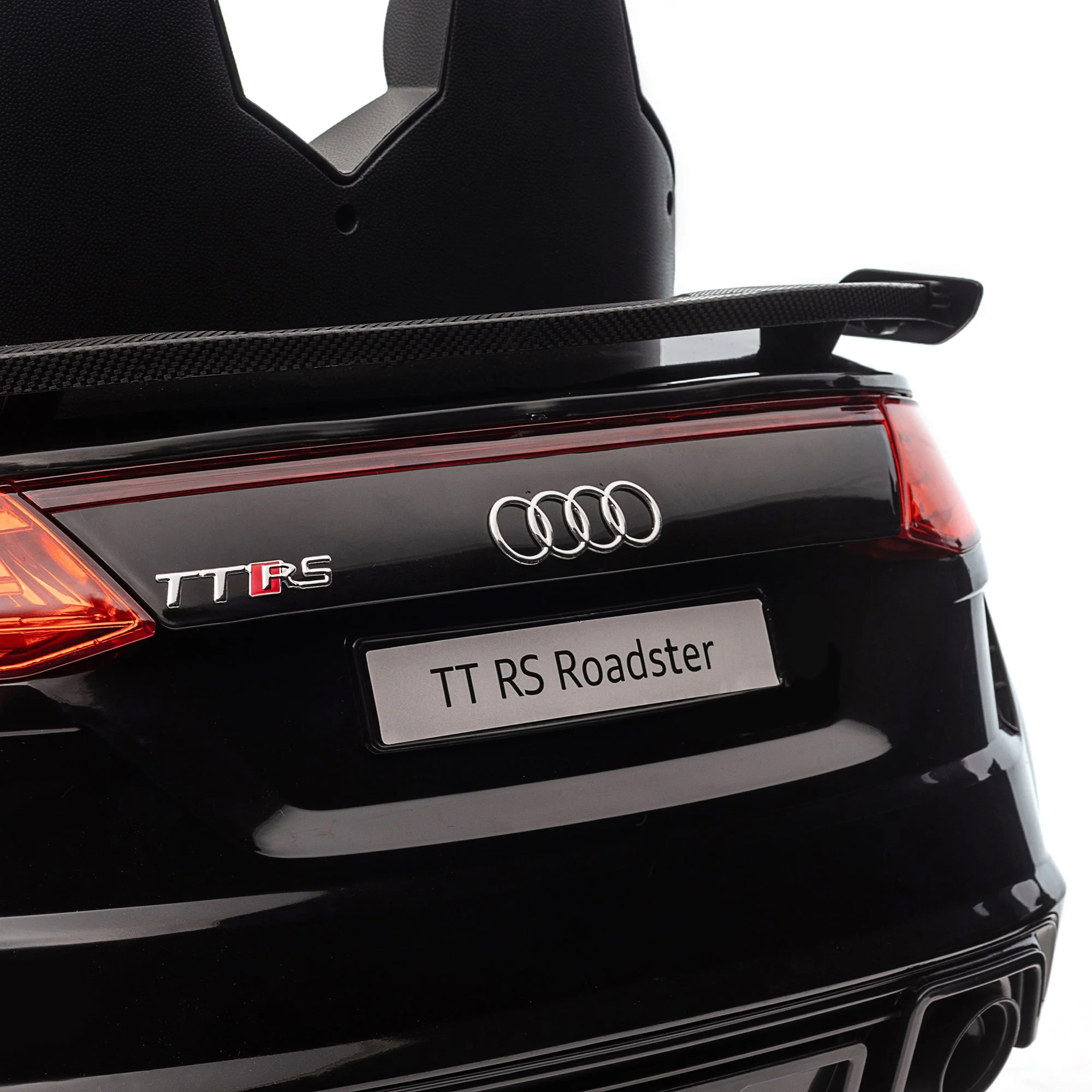 Kids Licensed Audi TT Ride-On Car 12V Battery w/ Remote Suspension Headlights and MP3 Player 2.5-5km/h Black - Image 8