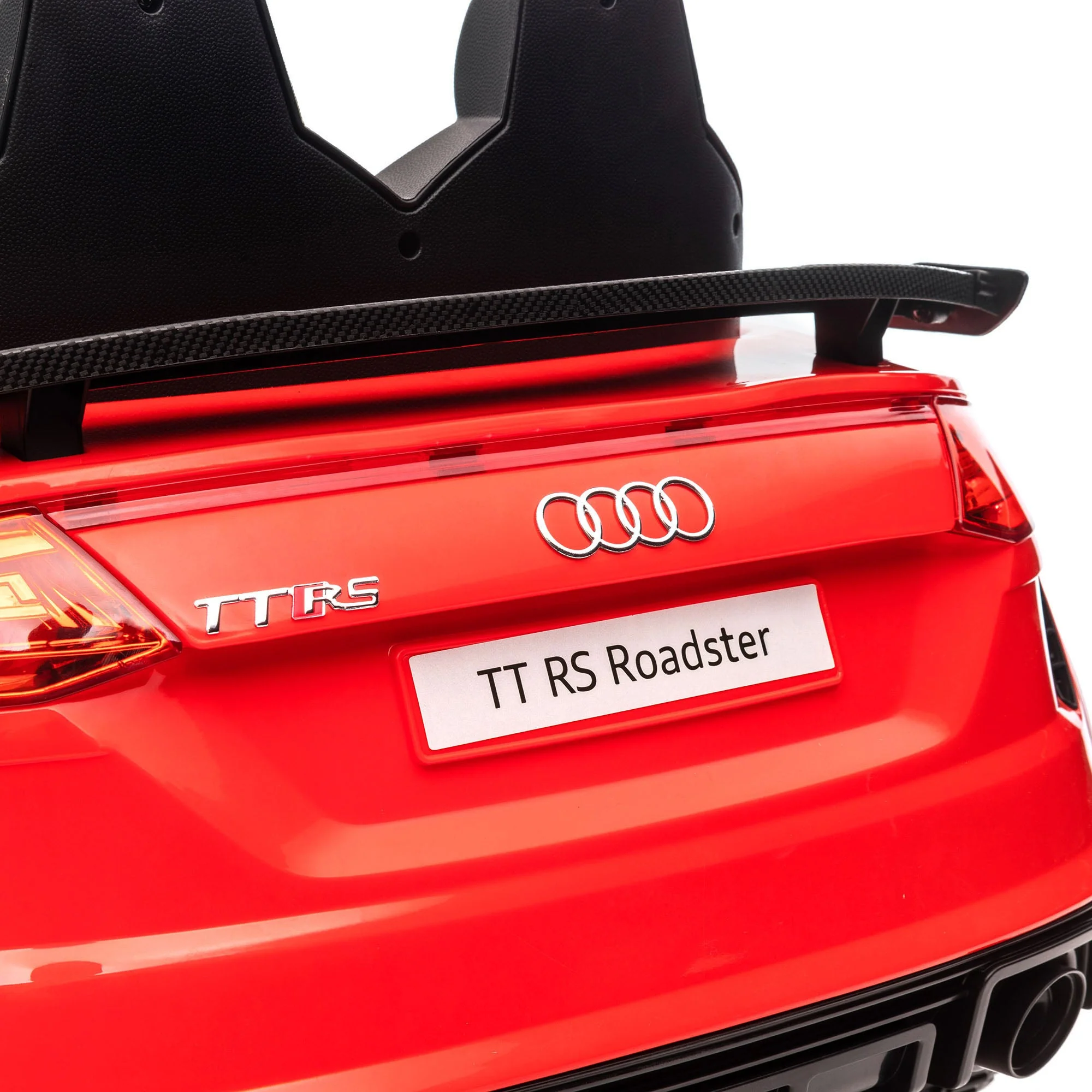 Kids Licensed Audi TT Ride-On Car 12V Battery w/ Remote Suspension Headlights and MP3 Player 2.5-5km/h Red - Image 8