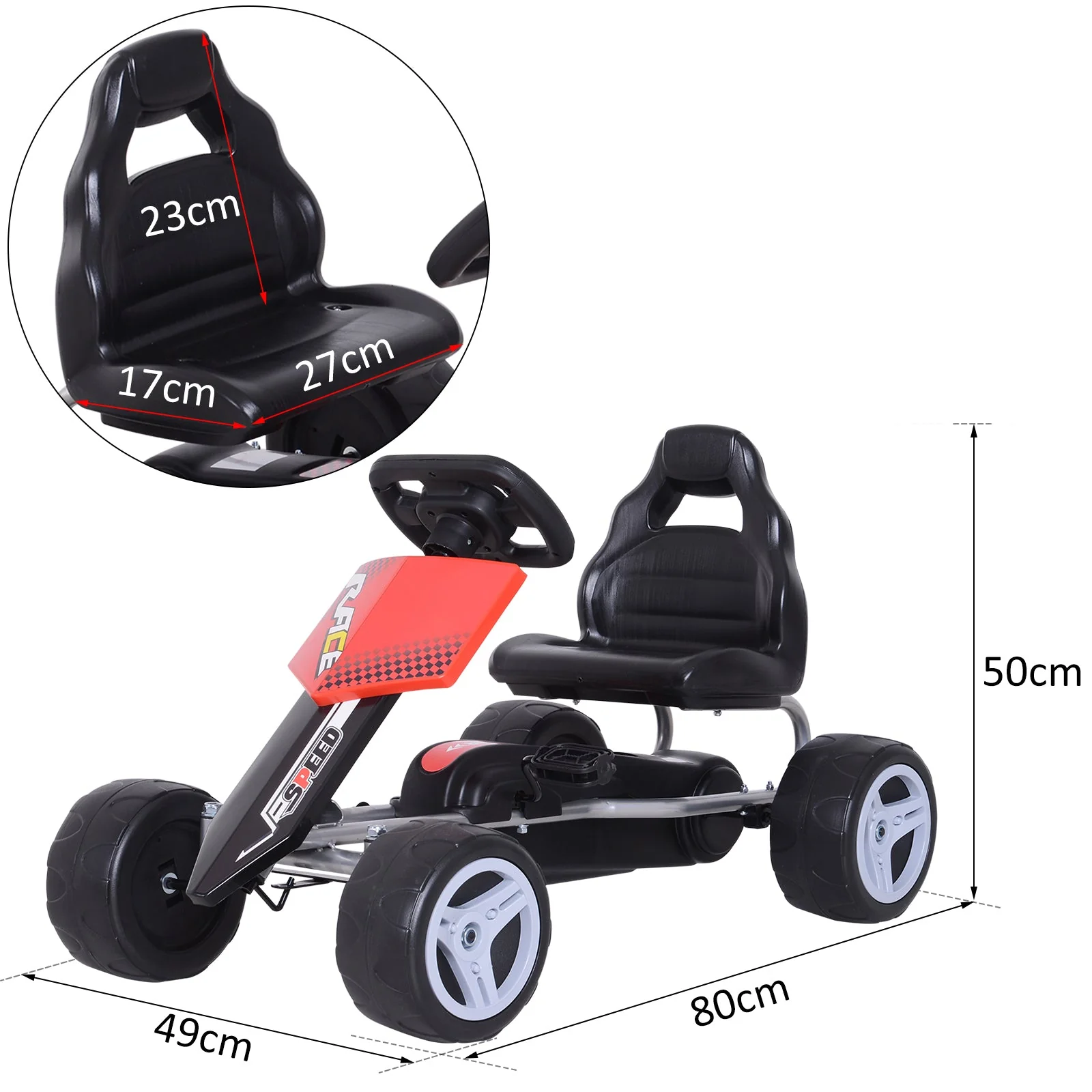 Kids Pedal Go Kart Ride-on - Image 3