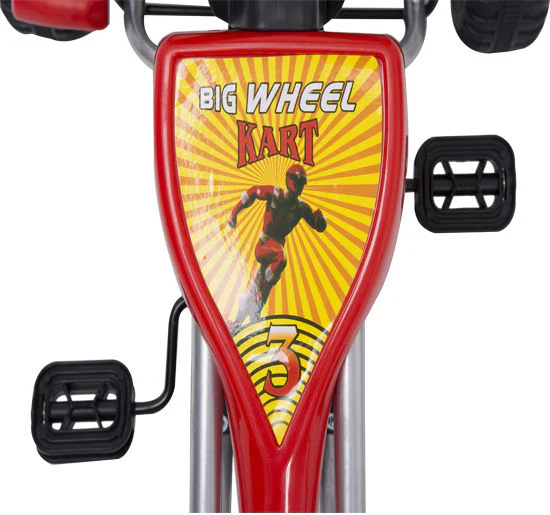 Kids Ride on Pedal Go Kart W/Hand Brake-Red - Image 8