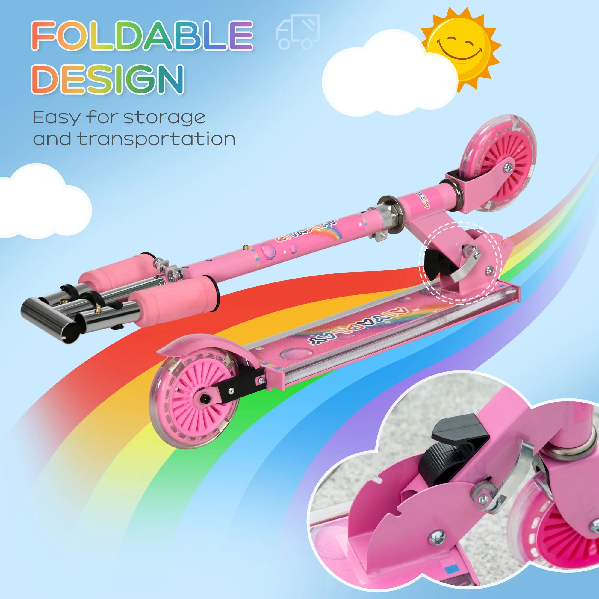Kids Scooter with Lights - Image 5