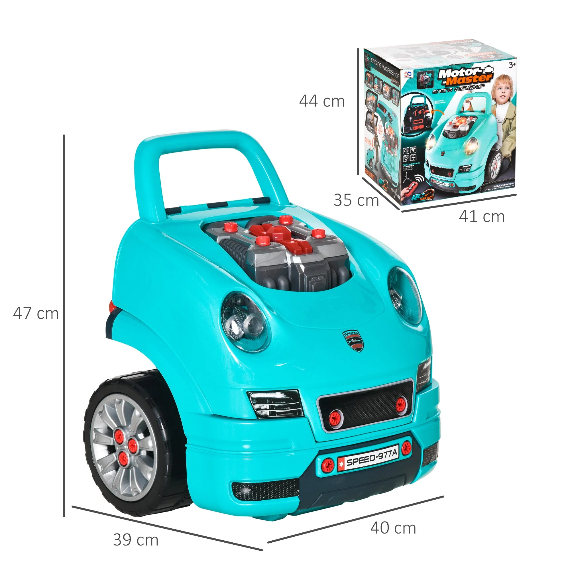 Kids Truck Engine Toy Set - Image 3
