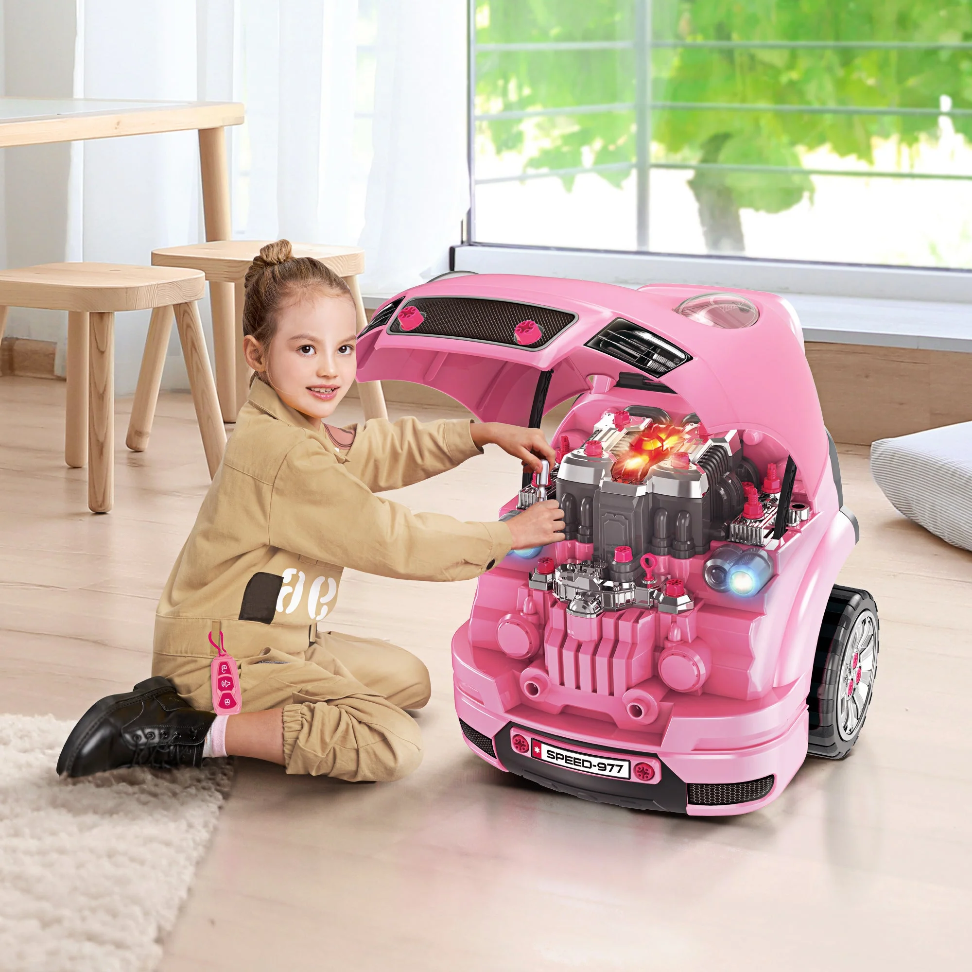 Kids Truck Engine Toy Set - Image 2