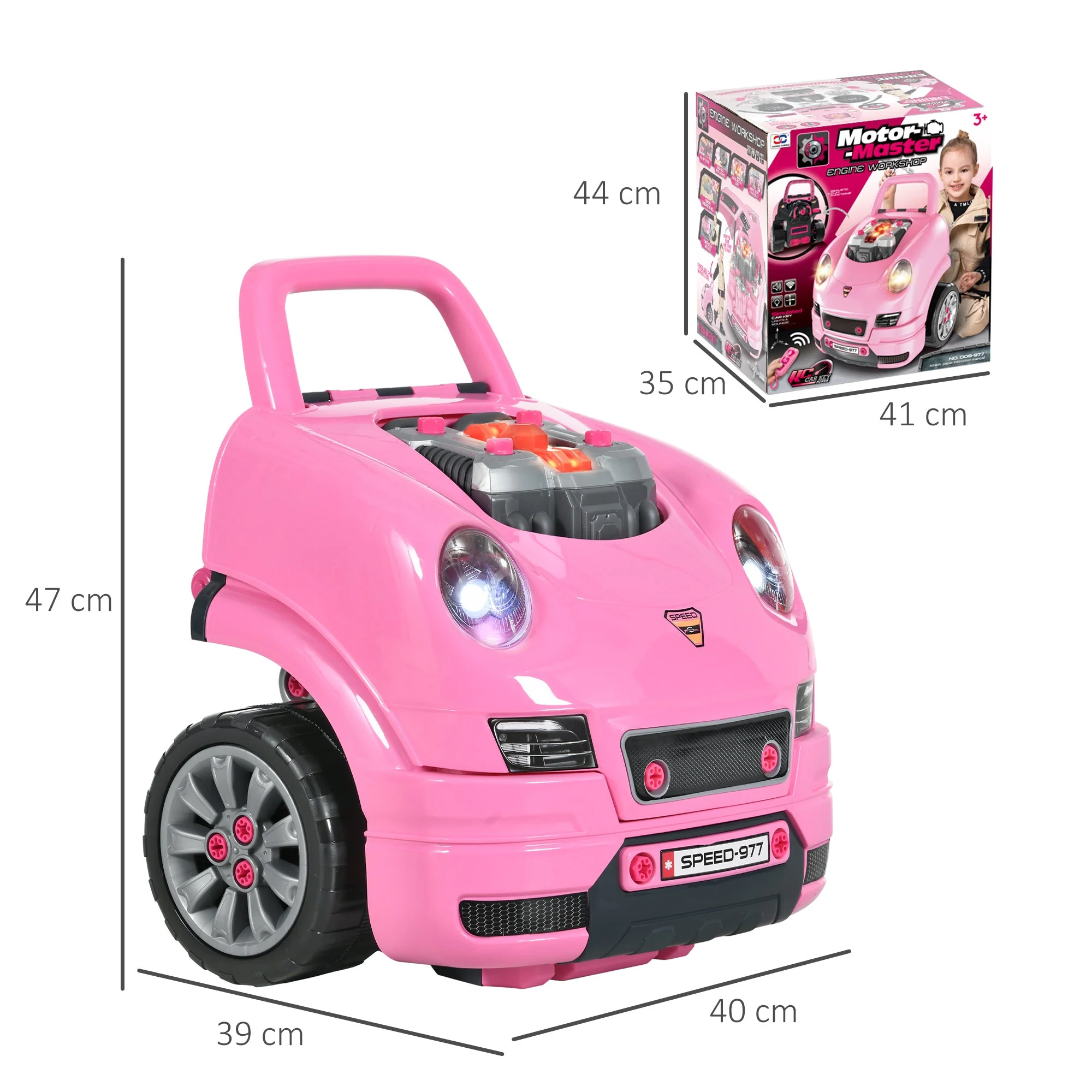 Kids Truck Engine Toy Set - Image 3