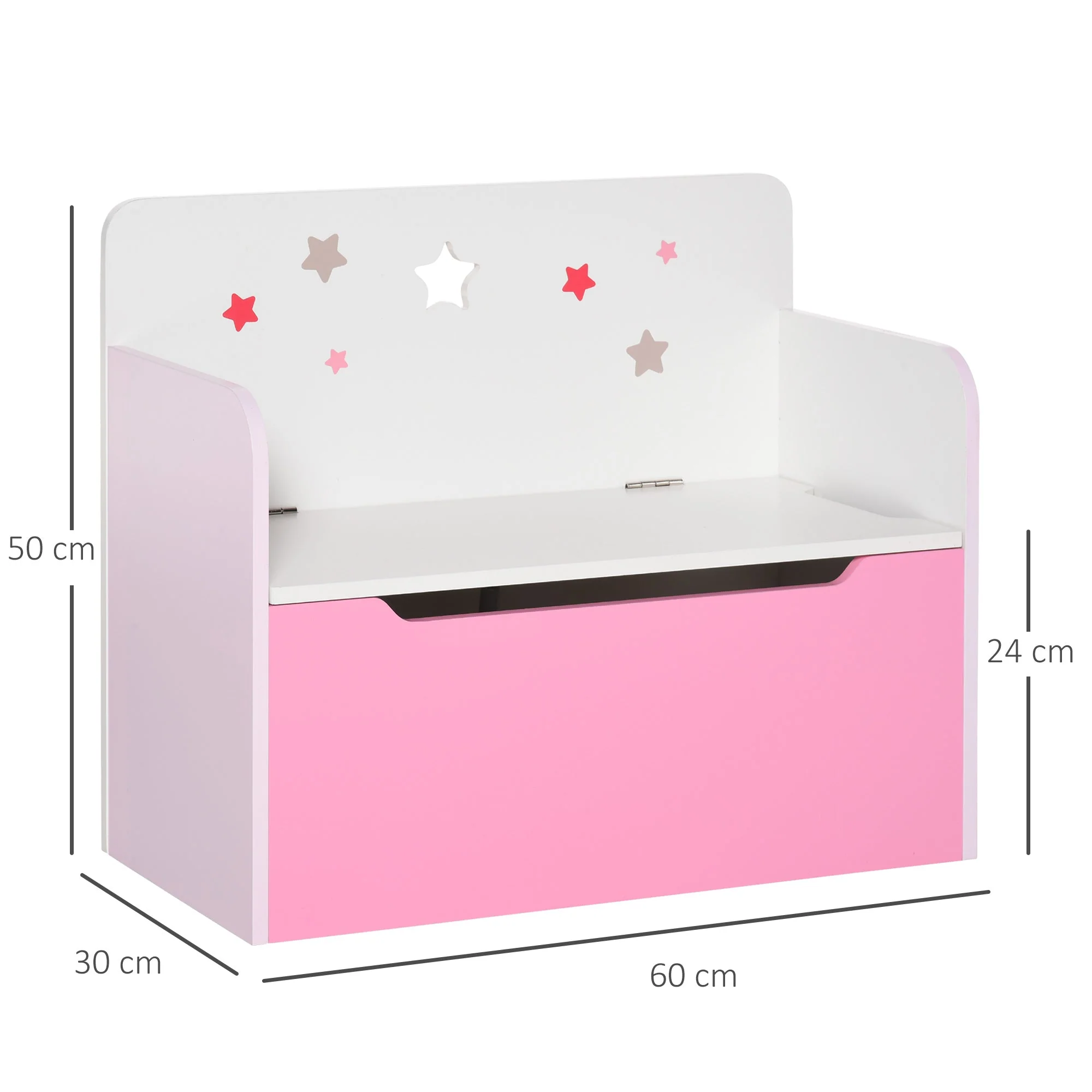 Kids Two-In-One Storage Box and Seat - Image 3