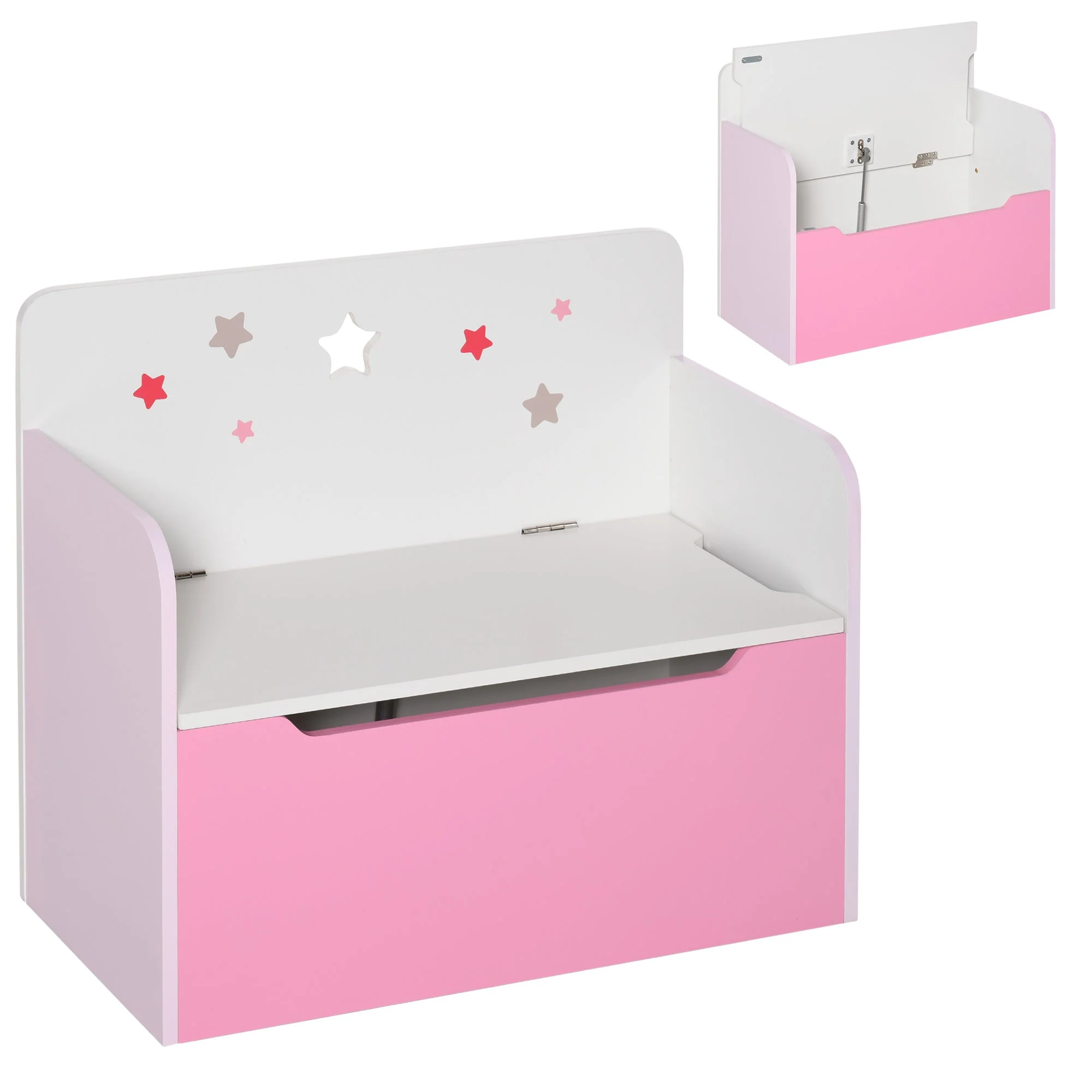 Kids Two-In-One Storage Box and Seat - Image 9