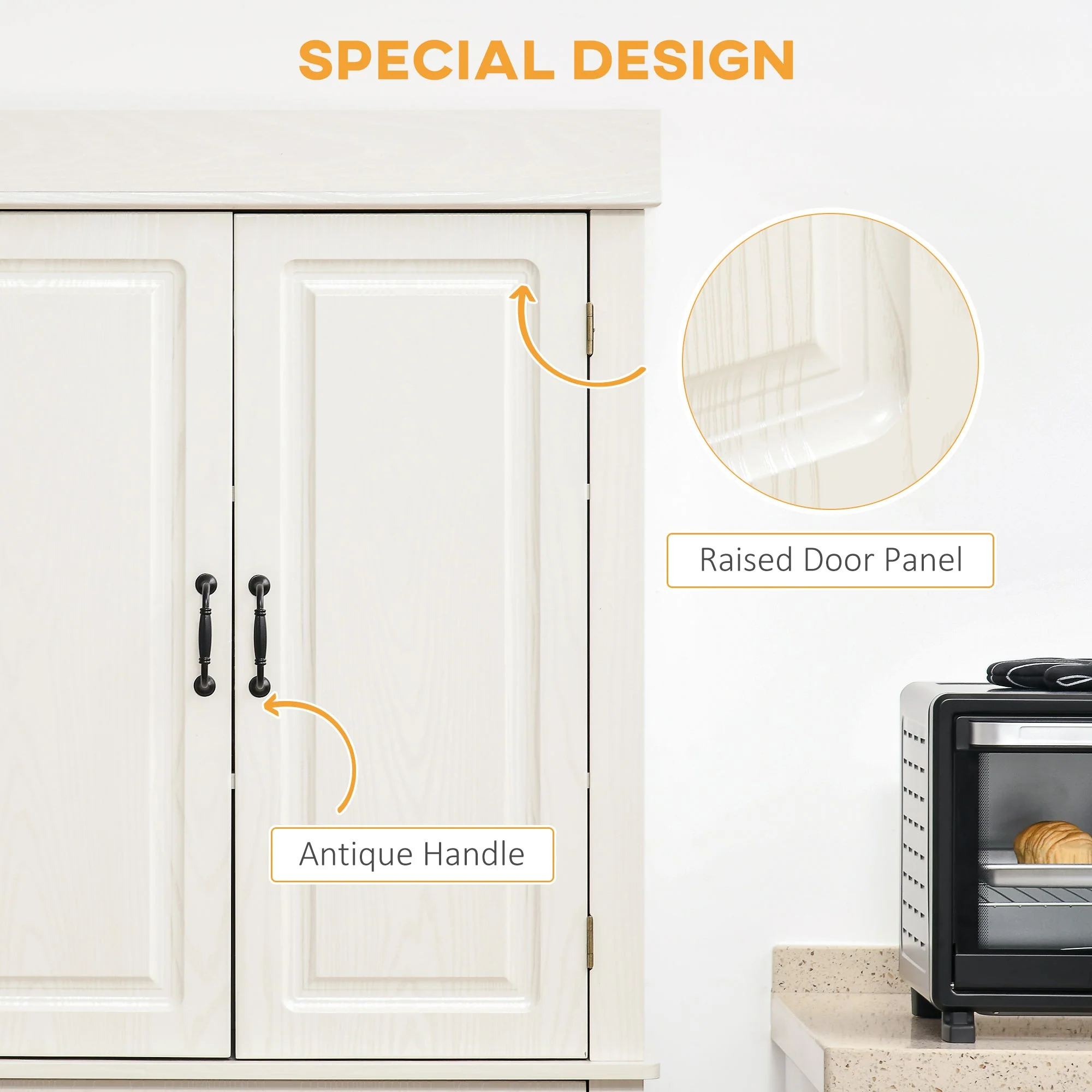 Kitchen Cupboard with 4 Doors - Image 4