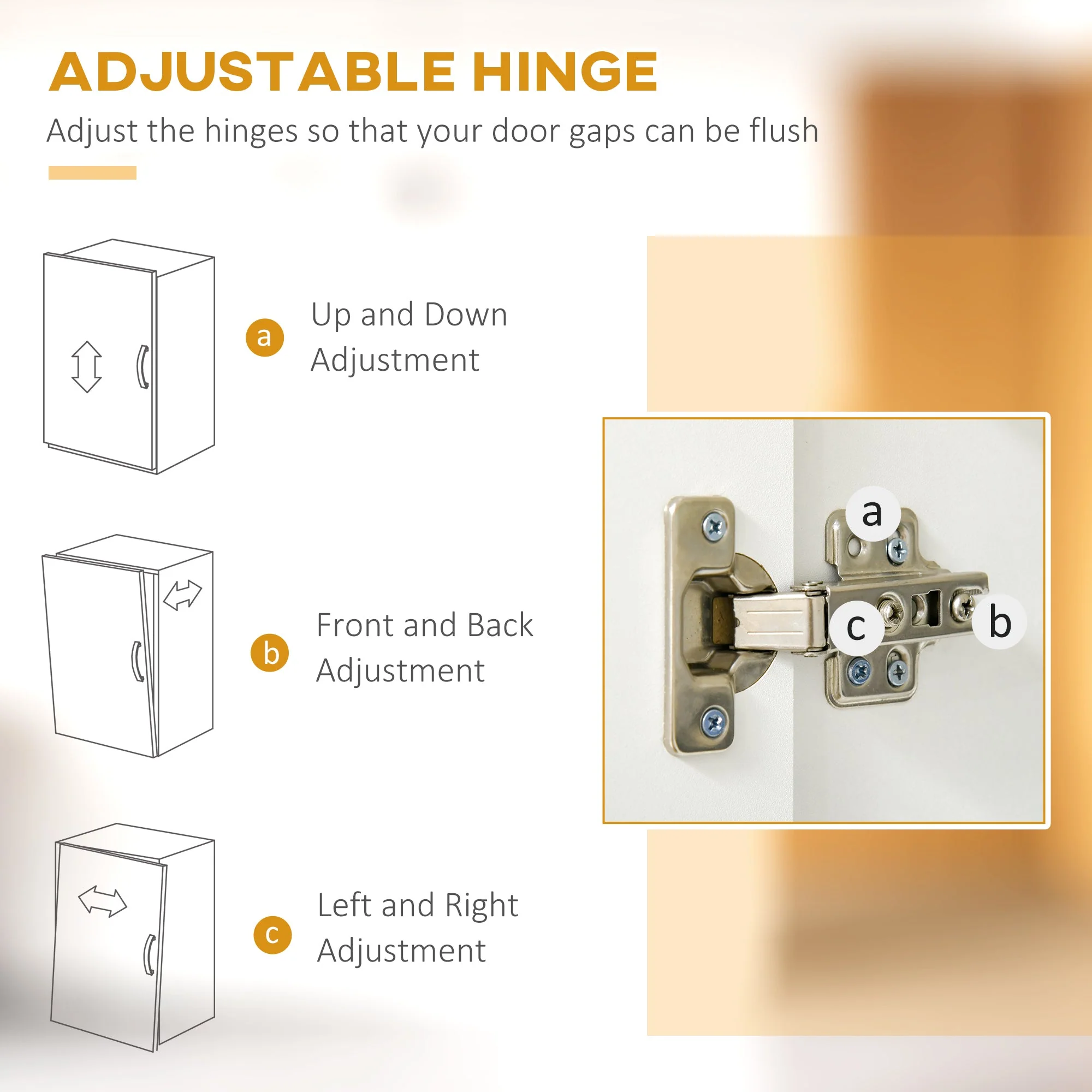 Kitchen Cupboard with 6-tier Shelving - Image 7