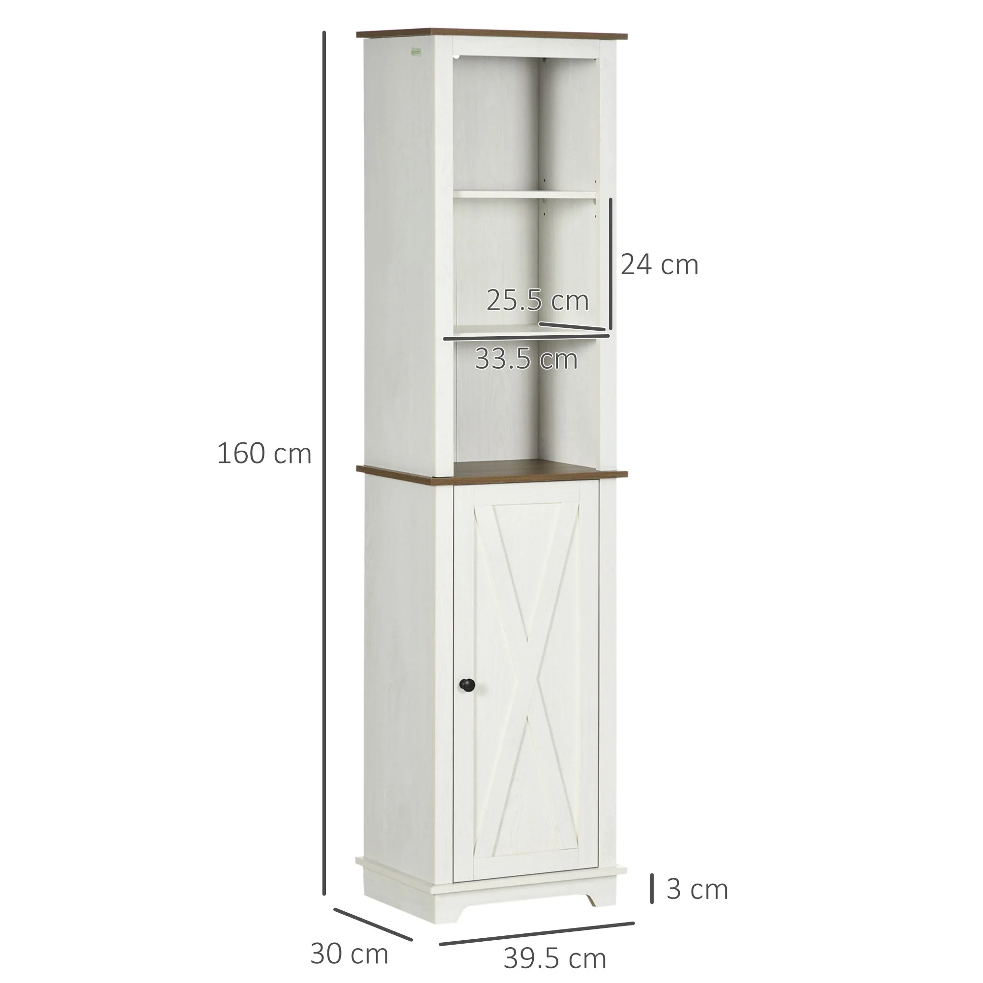 kleankin Bathroom Cabinet - Image 3
