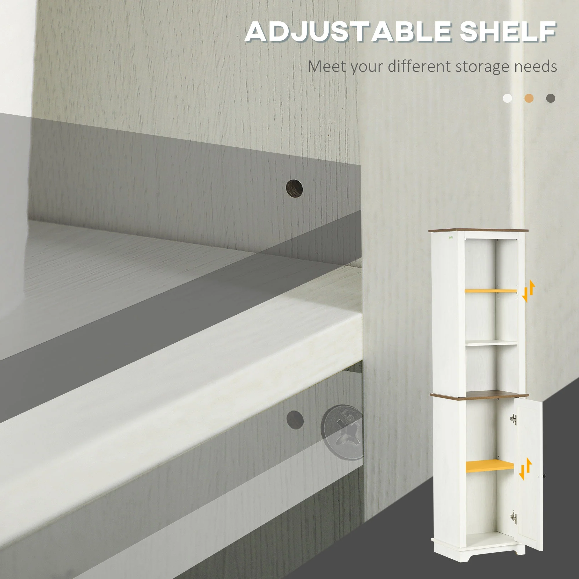 kleankin Bathroom Cabinet - Image 5