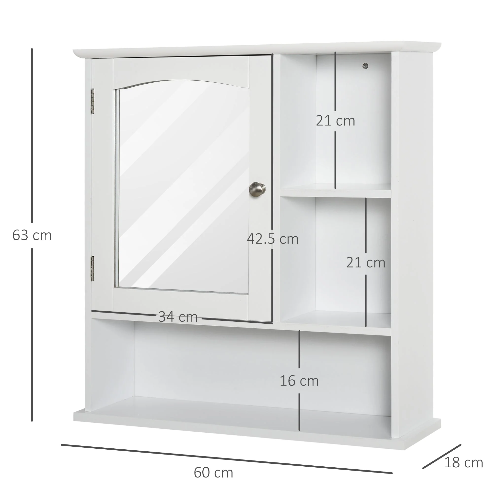 kleankin Bathroom Cabinet - Image 3