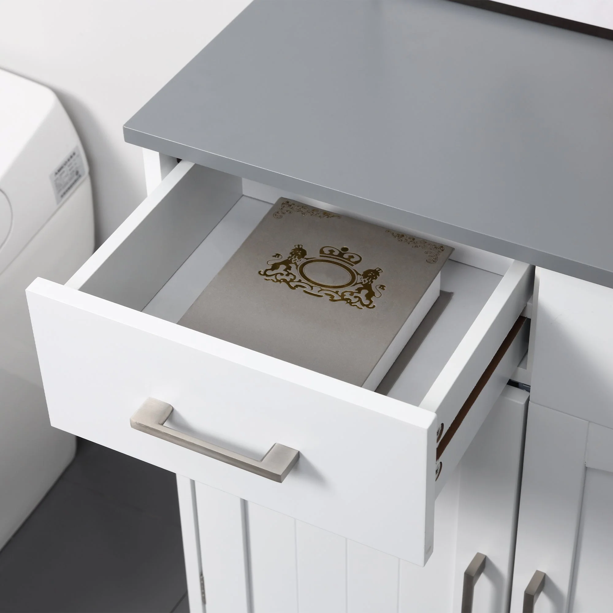 kleankin Freestanding Bathroom Cabinet - Image 8