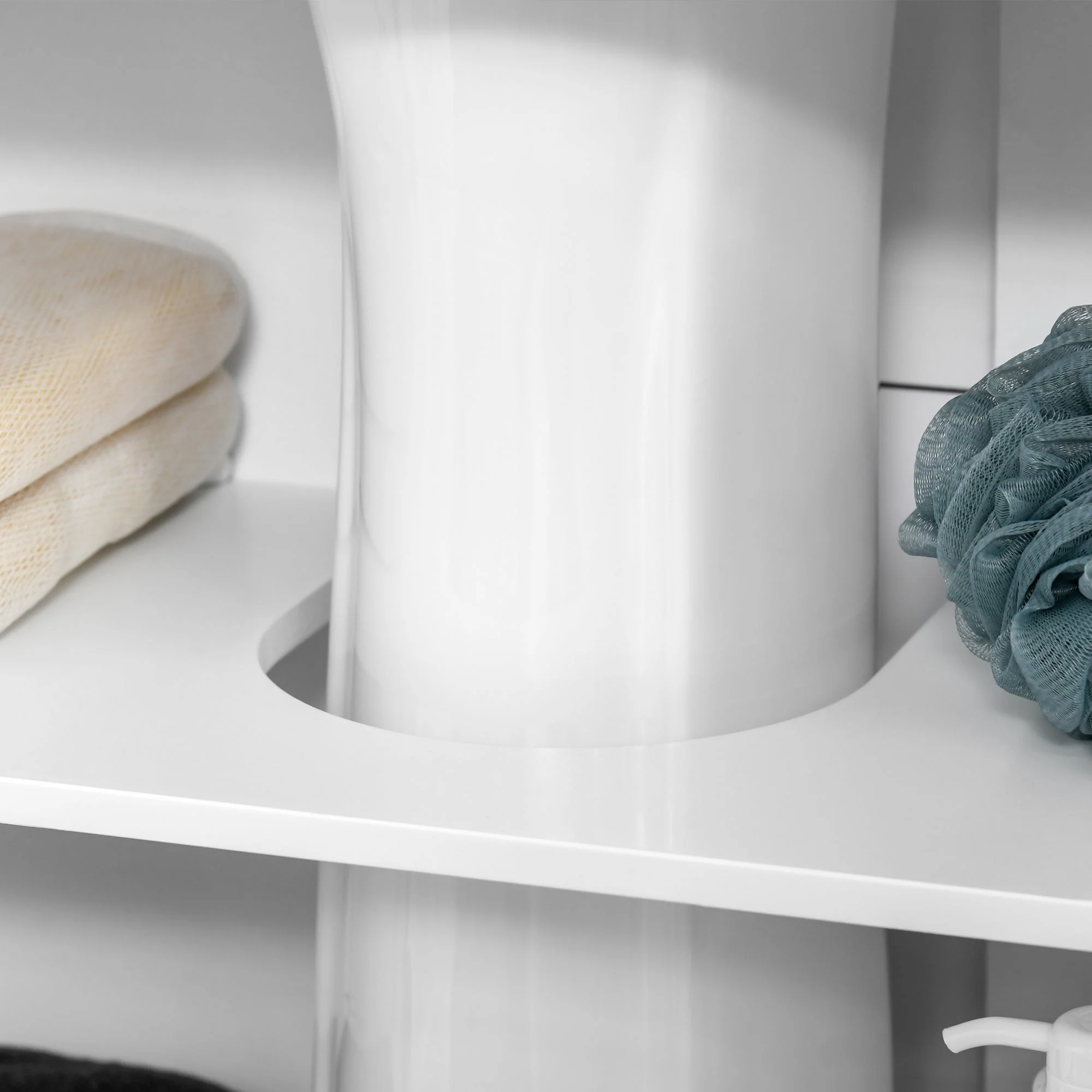 kleankin Modern Under Sink Cabinet with 2 Doors - Image 9