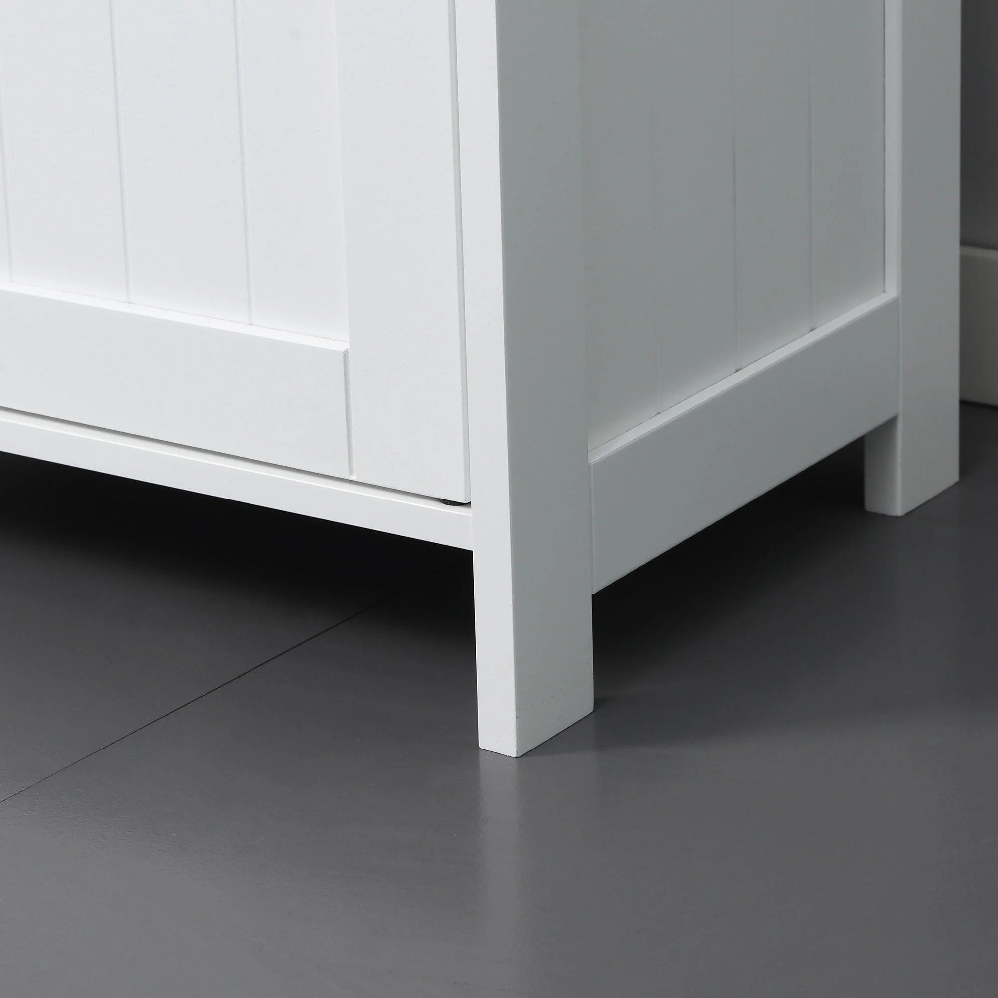 kleankin Pedestal Under Sink Cabinet with Double Doors - Image 9
