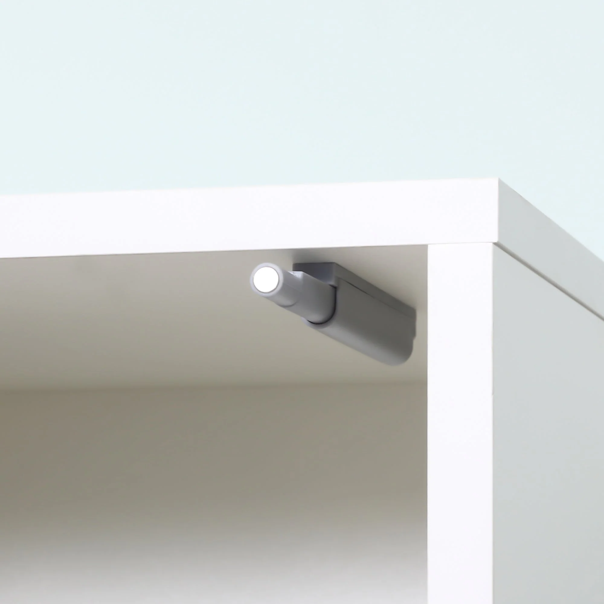 kleankin Tall Mirrored Bathroom Cabinet - Image 9