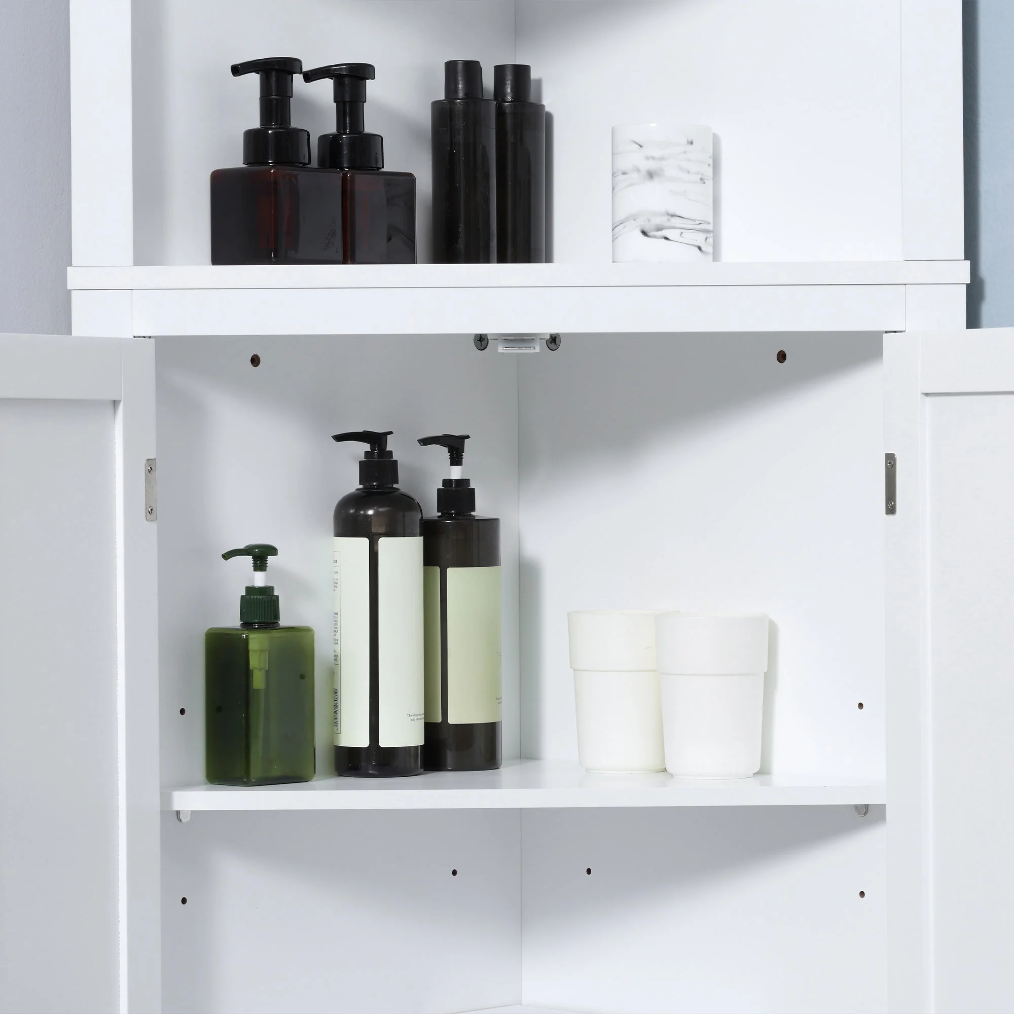 kleankin Triangle Bathroom Cabinet - Image 7