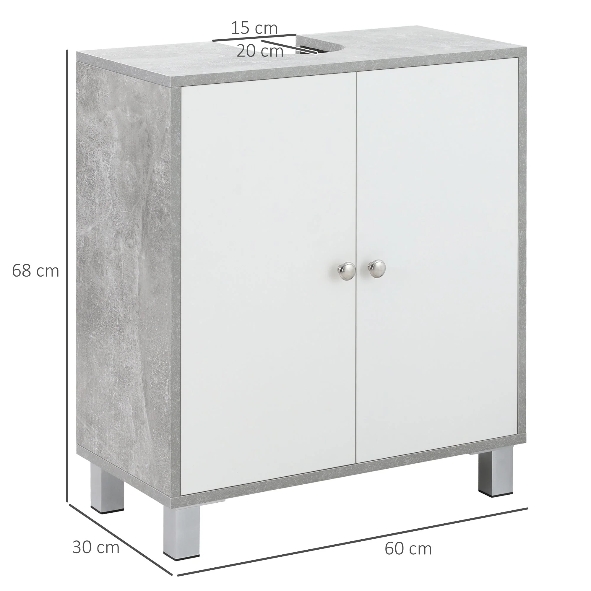 kleankin Under Sink Cabinet - Image 2