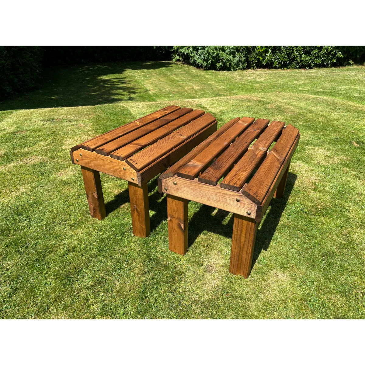 Set of Two Knights Garden Bench Bench by Charles Taylor - Image 2