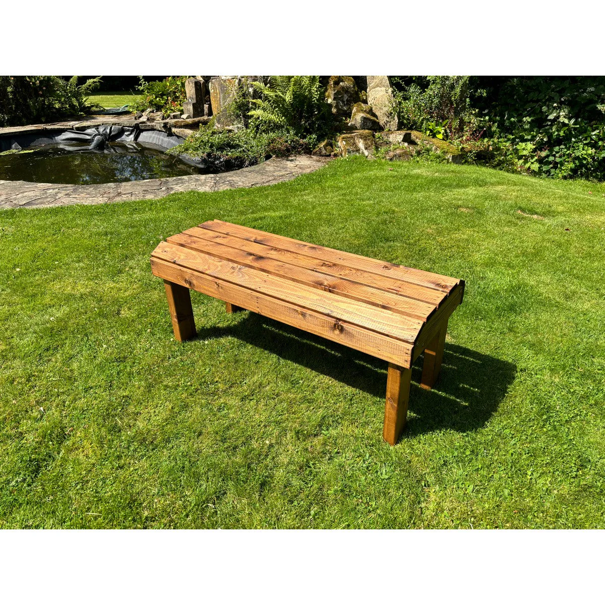 Set of Two Knights Garden Bench by Charles Taylor - 2 Seats - Image 3