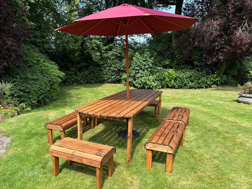Knights Garden Patio Dining Set by Charles Taylor - 10 Seats - Image 12