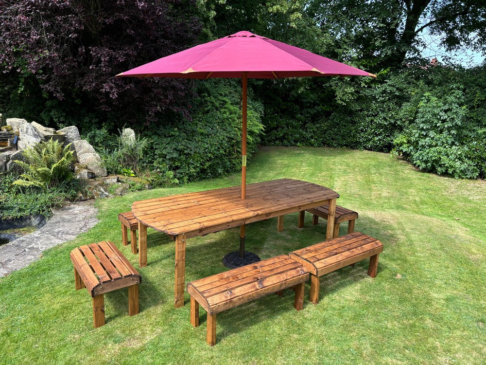 Knights Garden Patio Dining Set by Charles Taylor - 10 Seats - Image 14