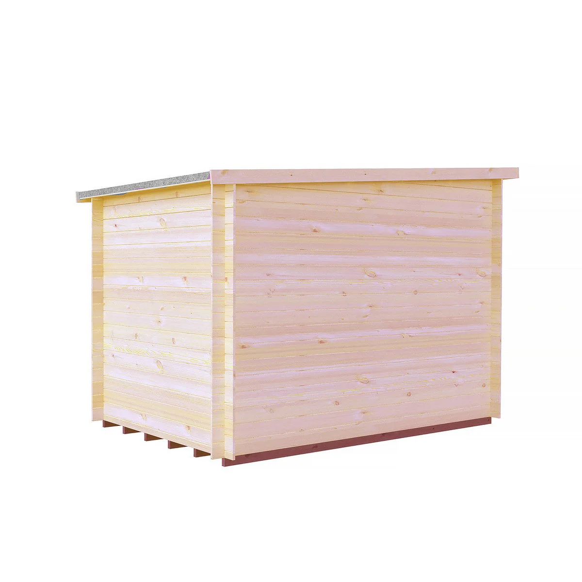 Shire Emneth 6' x 9' 9" Pent Log Cabin - Premium 19mm Cladding Log Clad - Image 12