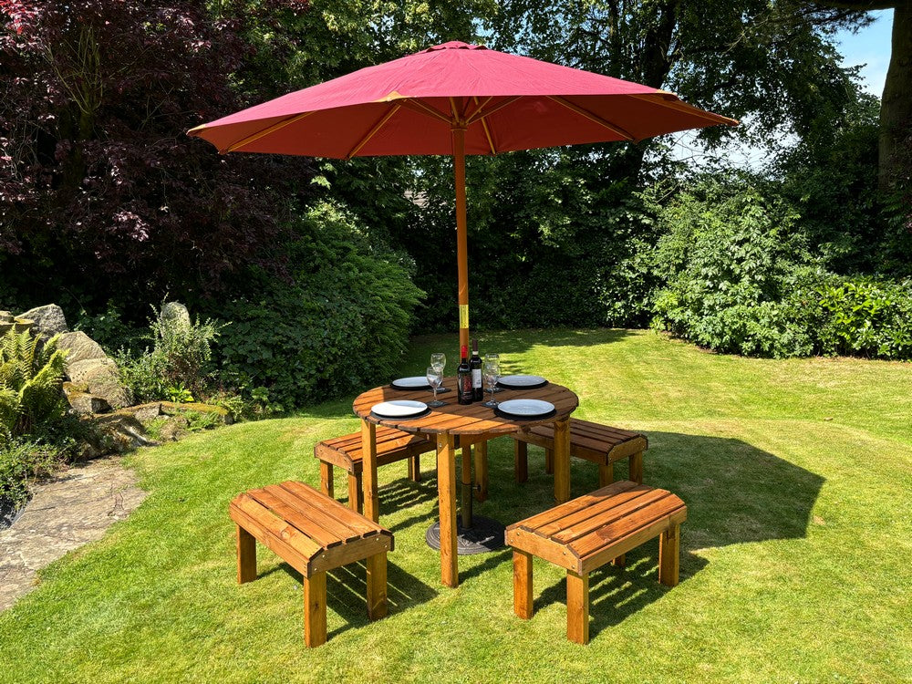 Knights Garden Patio Dining Set by Charles Taylor - 4 Seats - Image 13