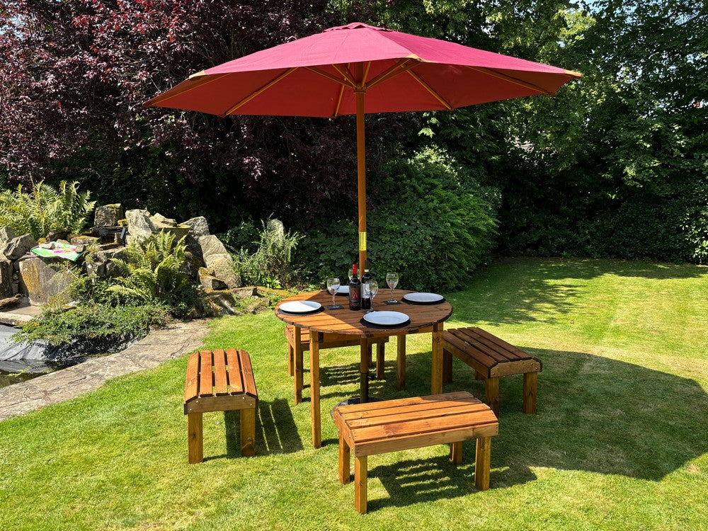 Knights Garden Patio Dining Set by Charles Taylor - 4 Seats - Image 14